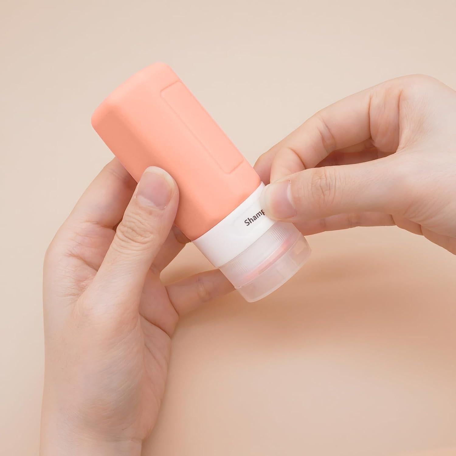 Botellas de Viaje Silicona Ruinovate 59 ml 5 Piezas Multi-color