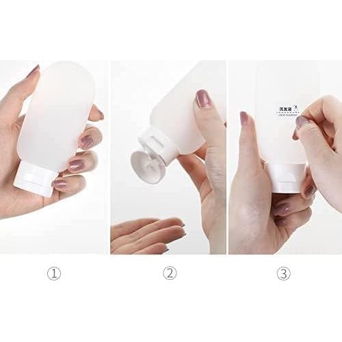 Set de 3 Botellas de Viaje ZALUJMUS 60 ml Antifugas Multicolor