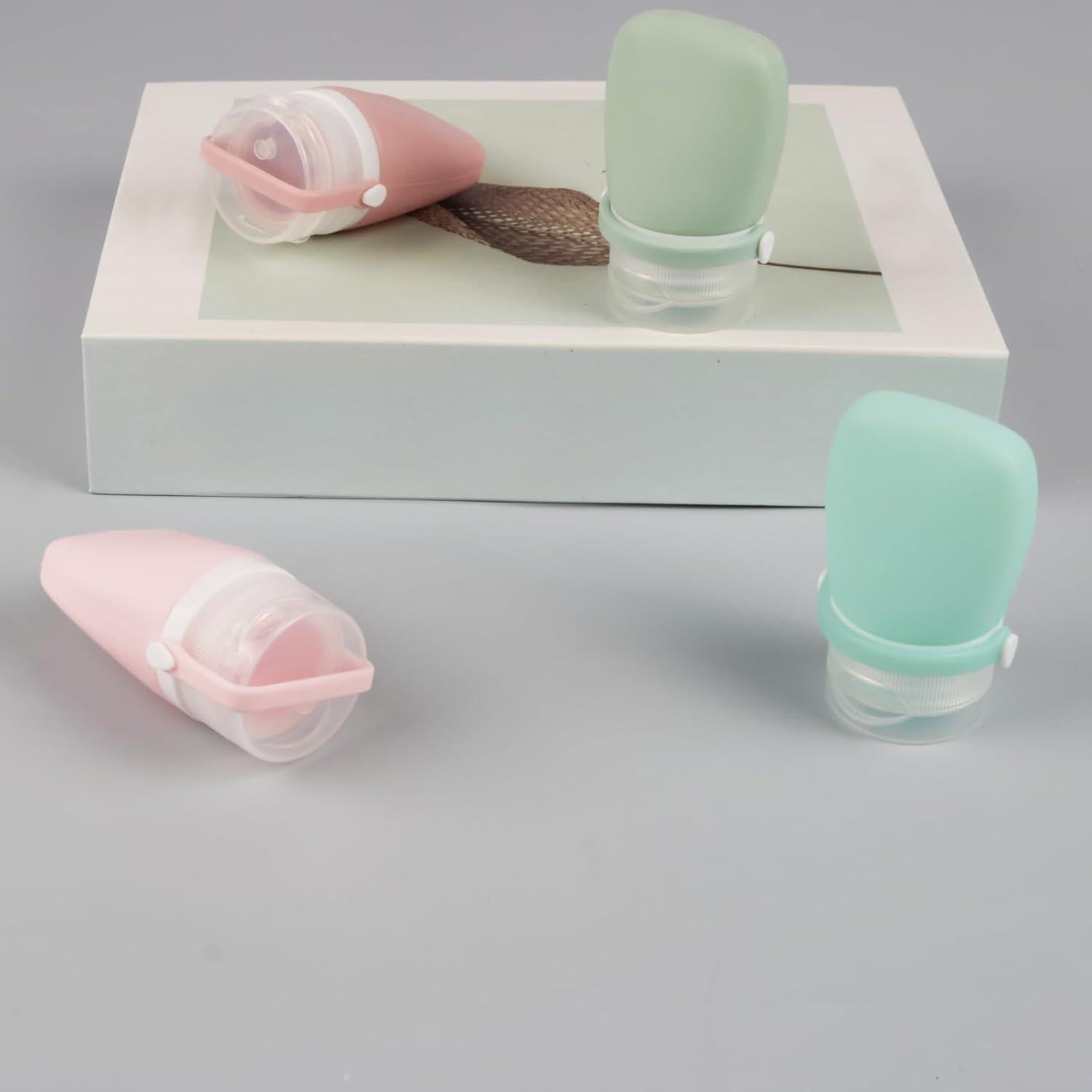 Botellas de Viaje 30ml XSCQ A Prueba de Fugas - Paquete de 4