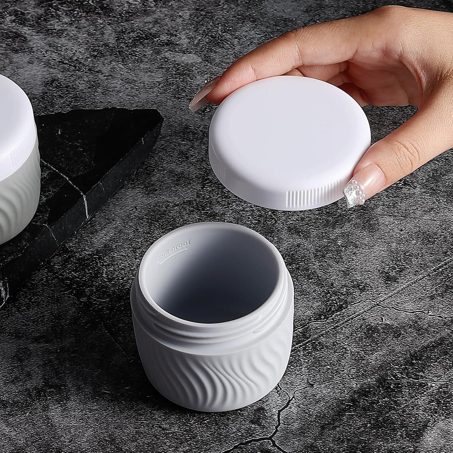 Contenedores de Viaje Silicona KUANGRE 90ml A Prueba de Fugas