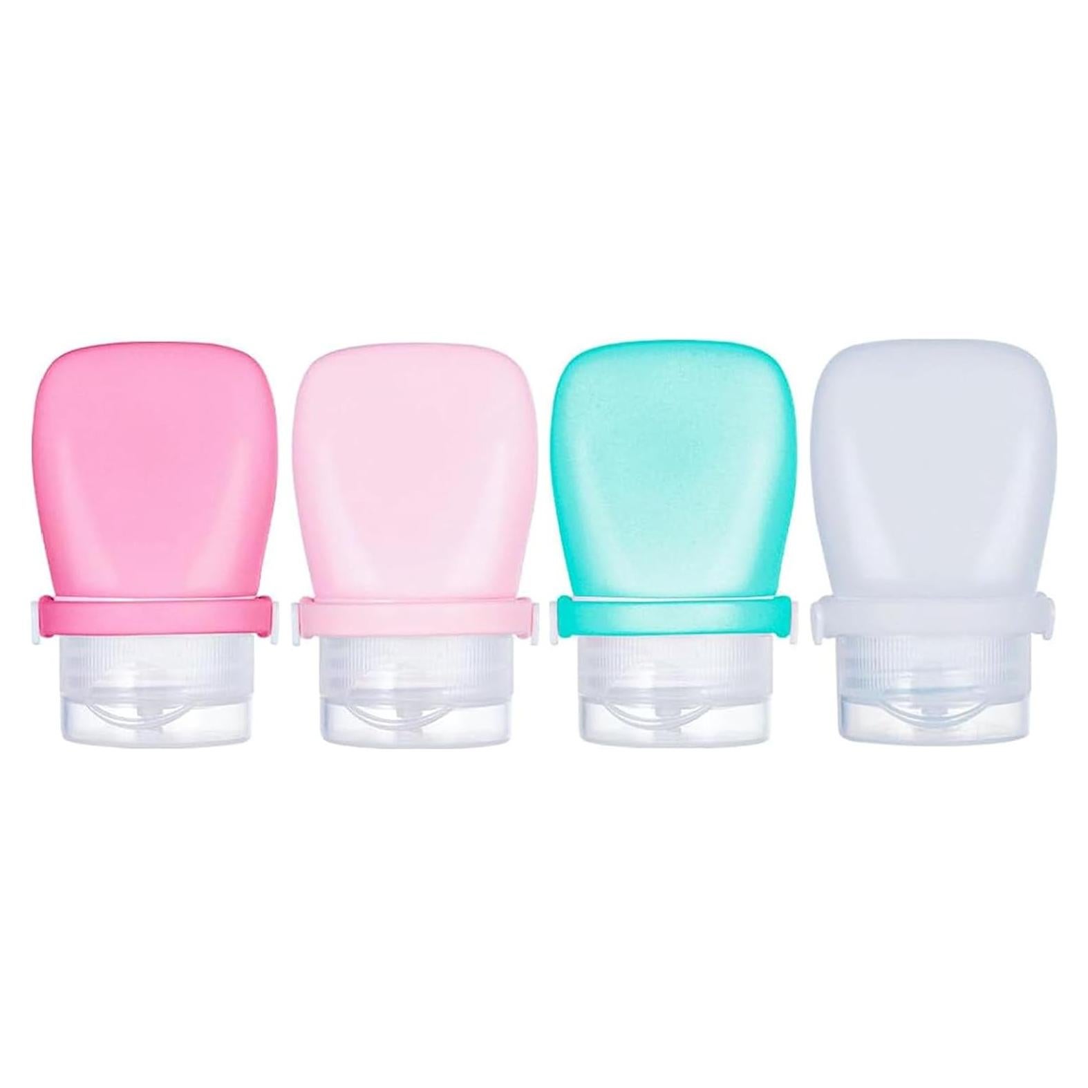 Botellas de Viaje Silicona 1 oz WXOIEOD A Prueba de Fugas