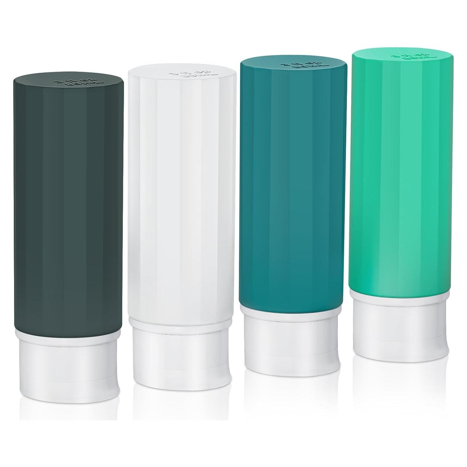 Botellas de Viaje Yolaist - Paquete de 4 Silicona 89ml