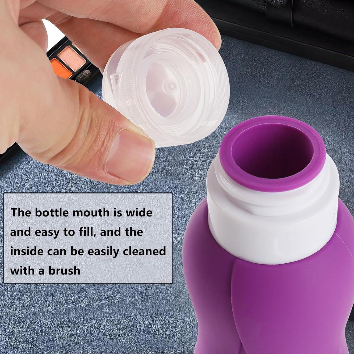 Set de 5 Botellas Reutilizables Mabnuby 89.91 ml Rosa TSA