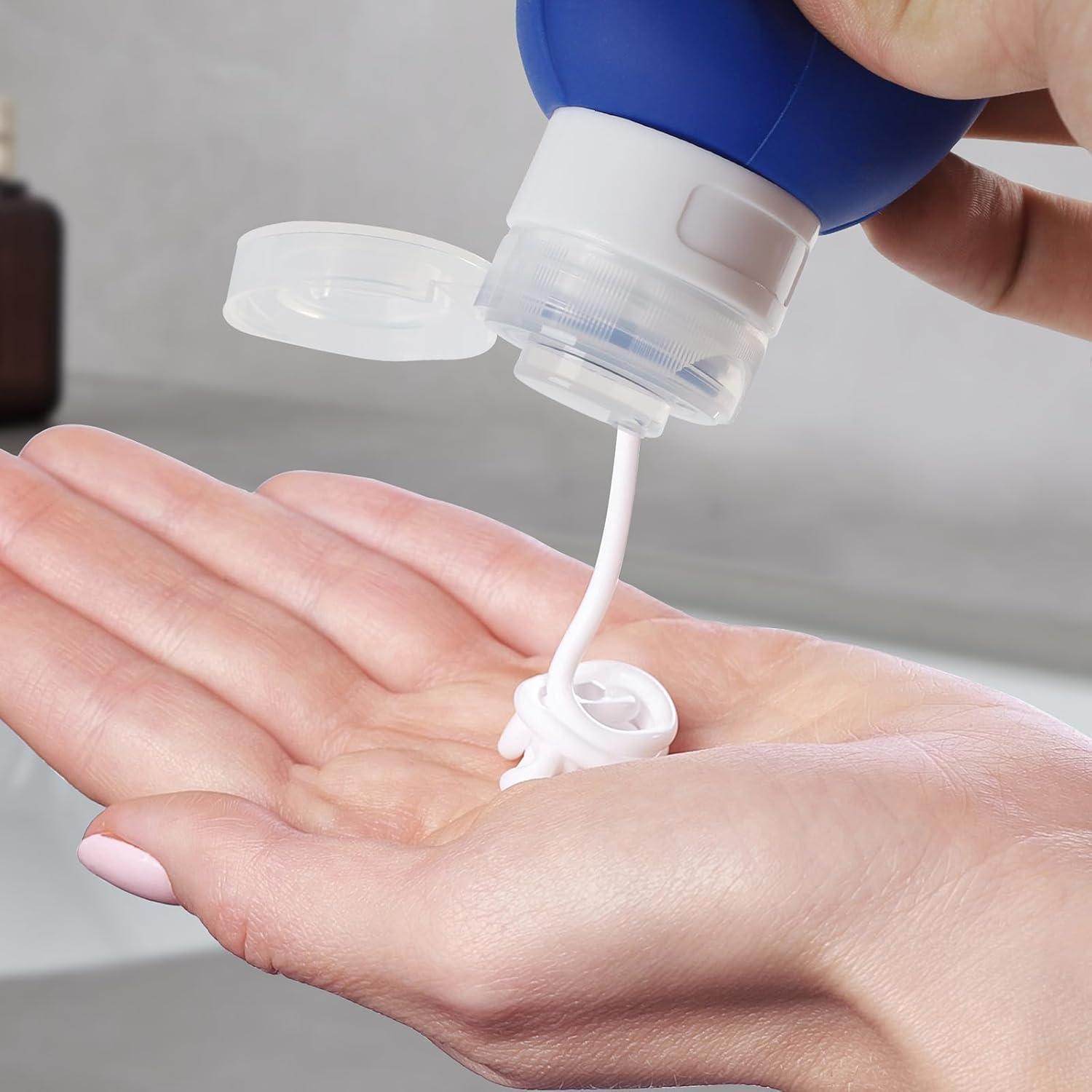 Set de 5 Botellas Reutilizables Mabnuby 89.91 ml Rosa TSA