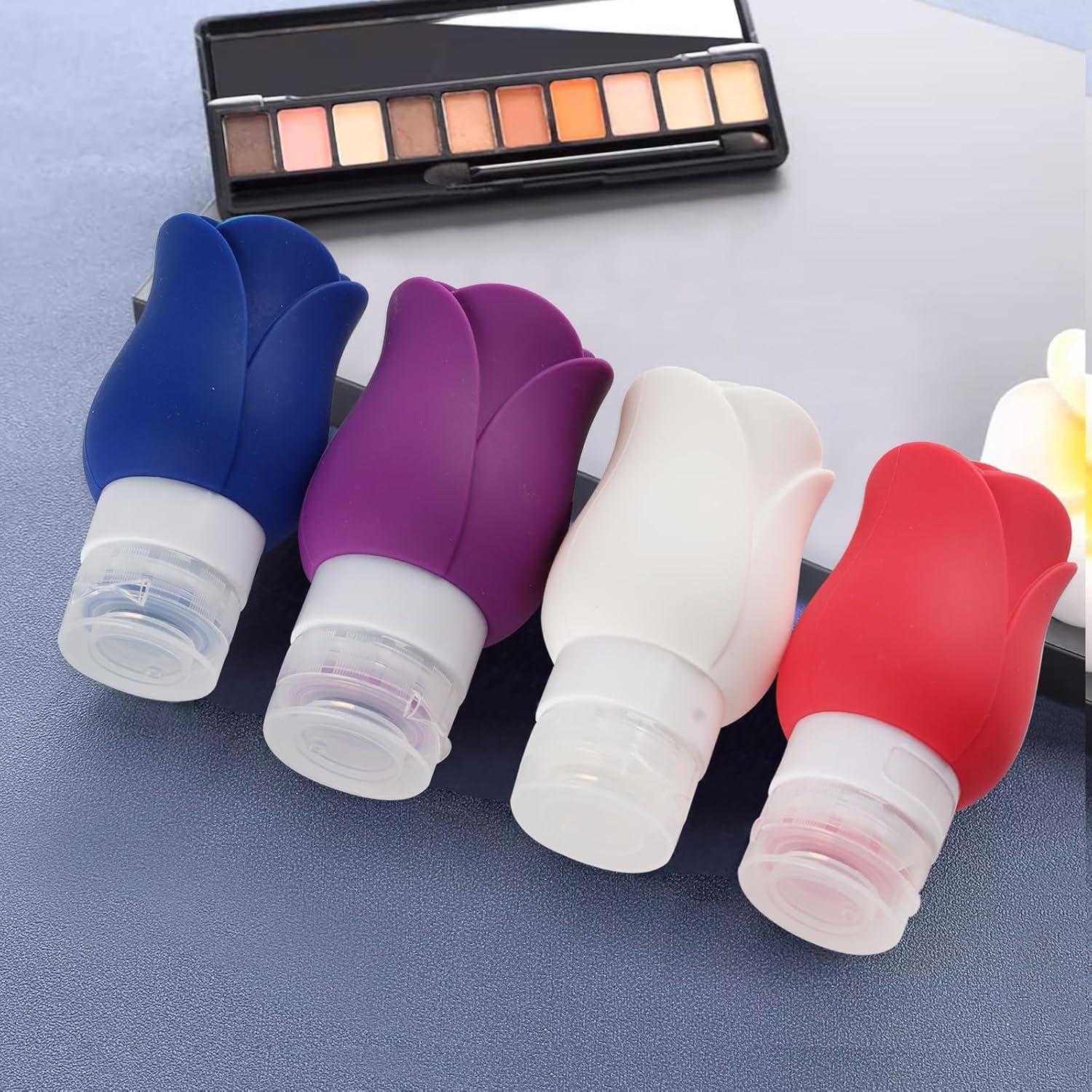 Set de 5 Botellas Reutilizables Mabnuby 89.91 ml Rosa TSA