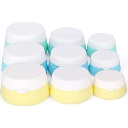 Frascos de Cosméticos de Silicona BlueSunshine 10ml - 3 Piezas