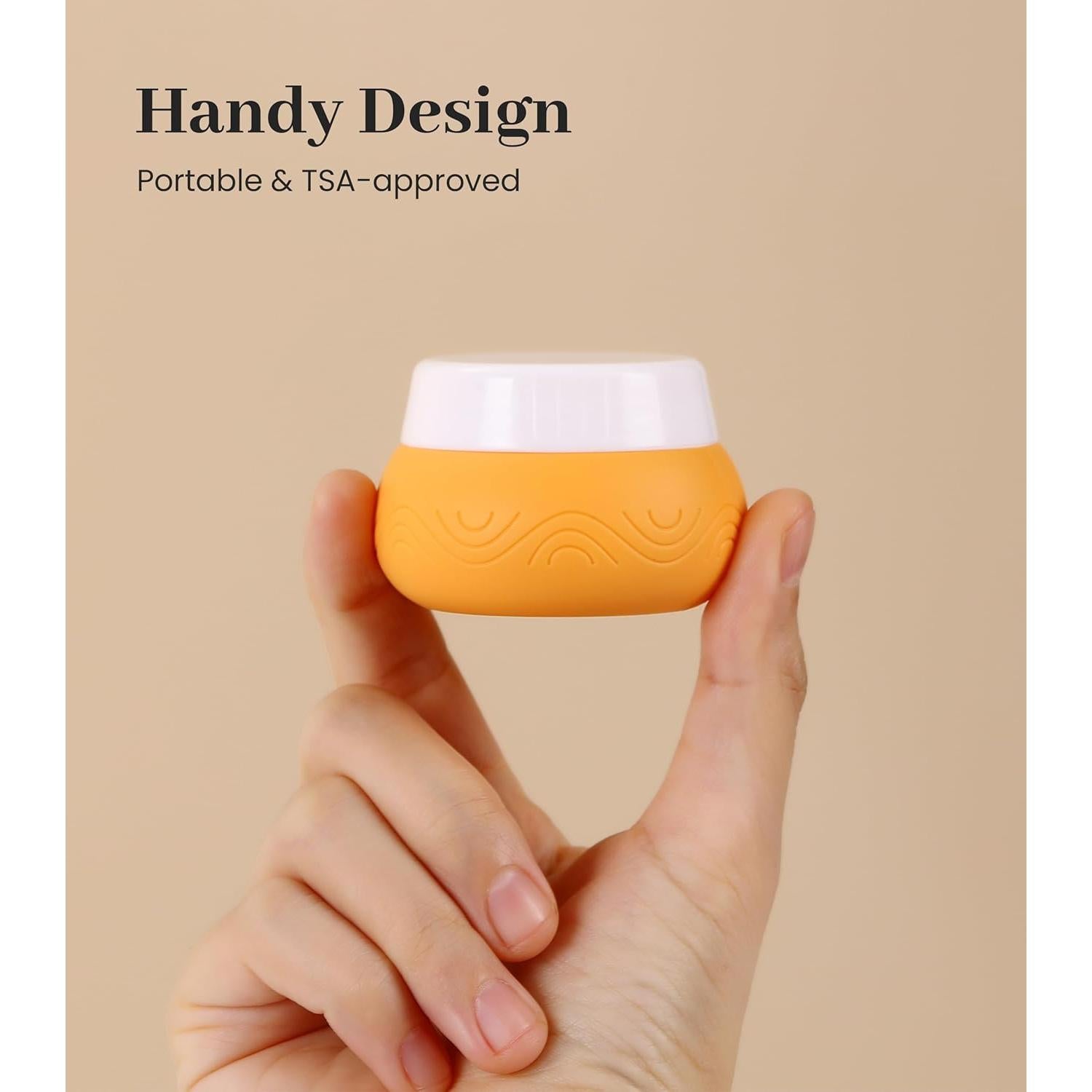 Contenedores de Viaje Aveniee 30ml Silicona Aprobados por TSA