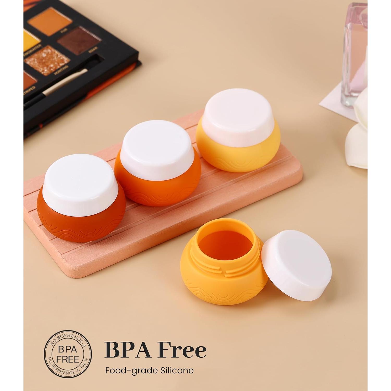 Contenedores de Viaje Aveniee 30ml Silicona Aprobados por TSA