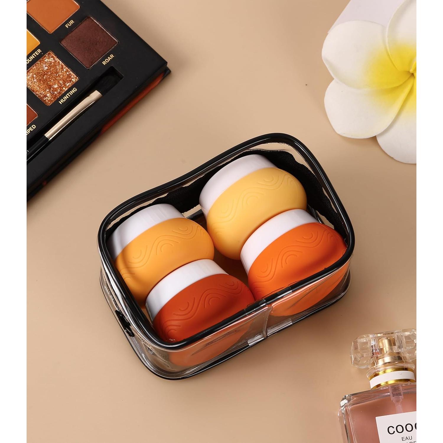 Contenedores de Viaje Aveniee 30ml Silicona Aprobados por TSA