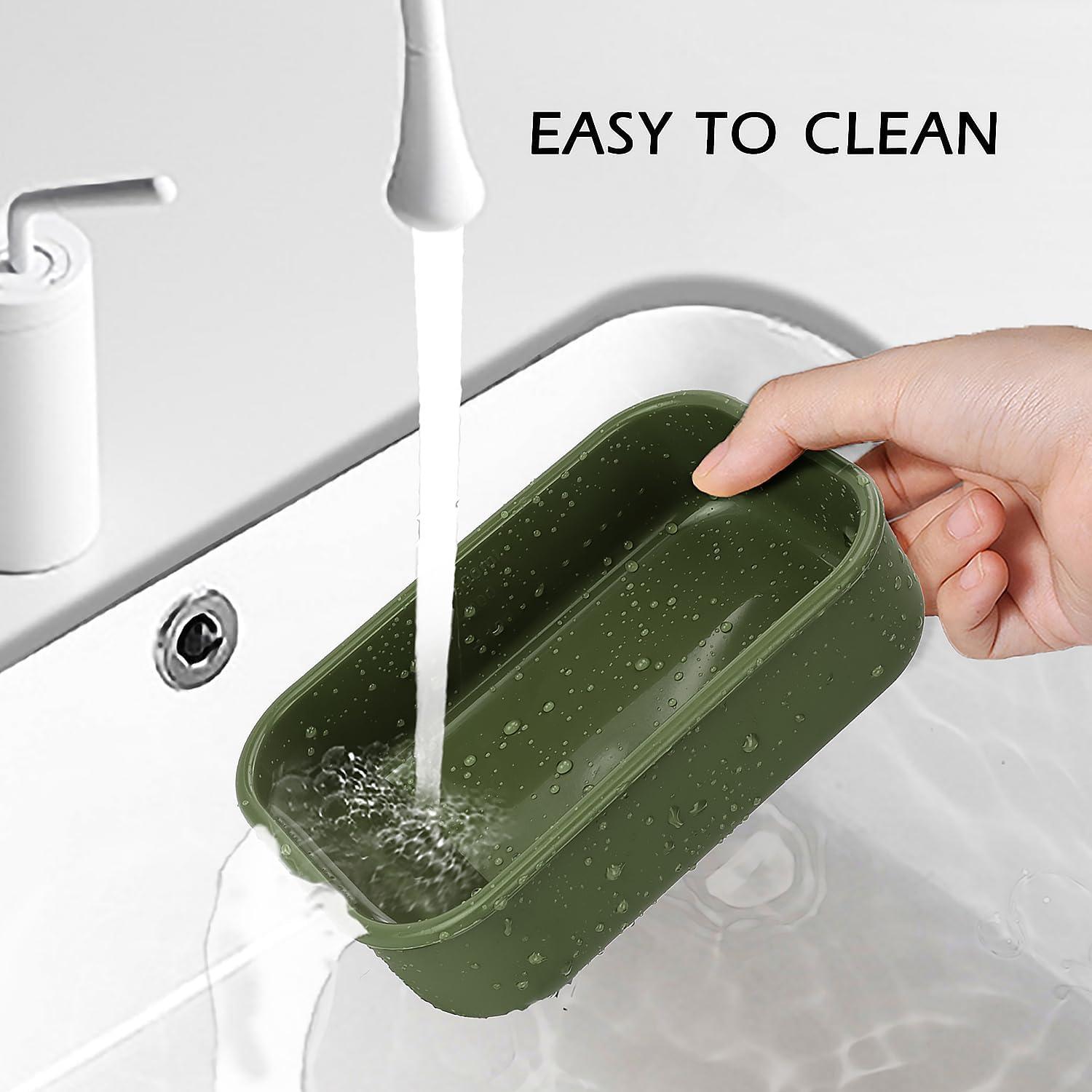 Estuche de Jabón de Viaje AIDIMMING Silicona Ventilado 14.9x9.9cm