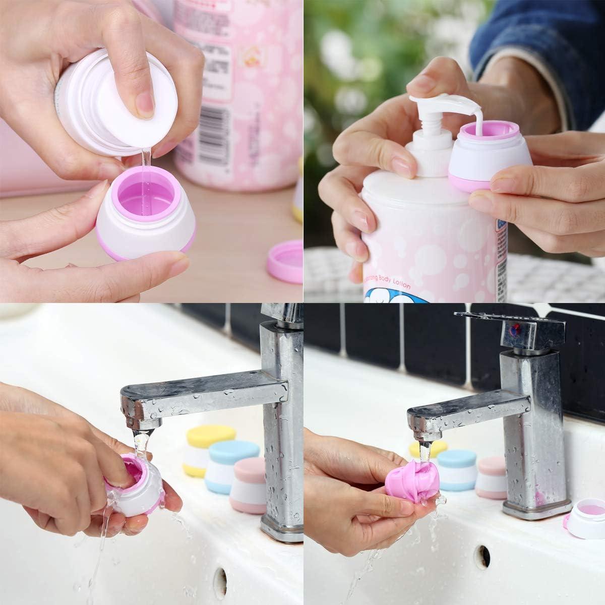 AOUTACC 5 Tarros de Silicona 20ml A prueba de Fugas para Viaje