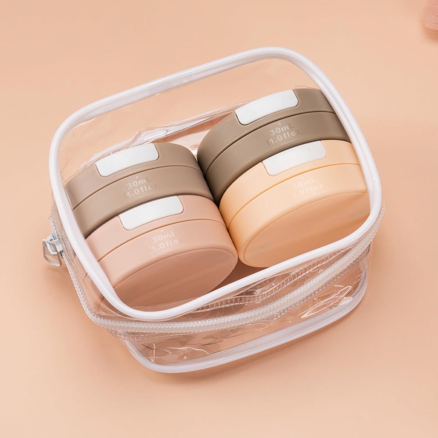 Contenedores de Viaje Gemice 30ml a Prueba de Fugas - Set de 4