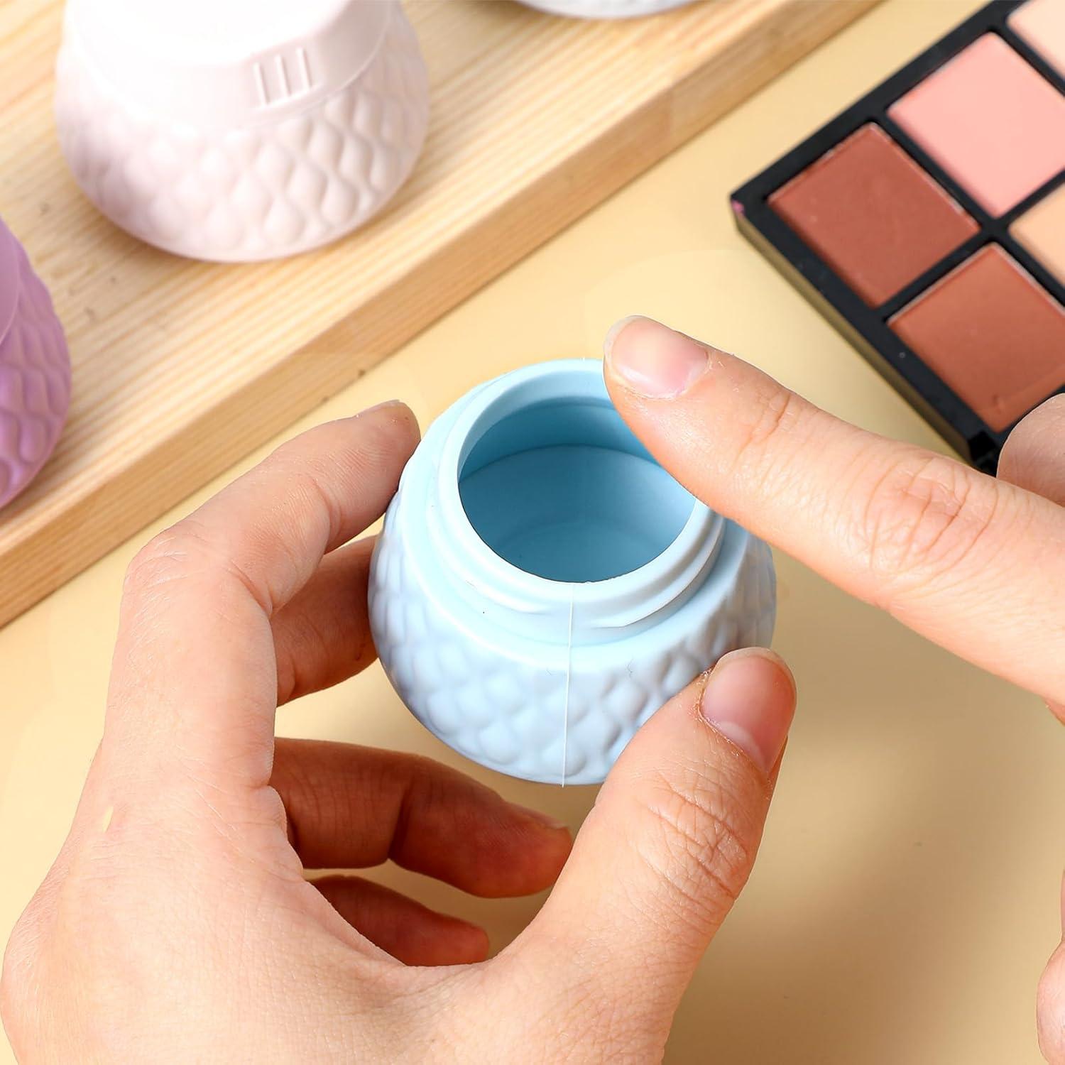 8 Tarros de Silicona para Crema COMNICO 30ml A prueba de Fugas