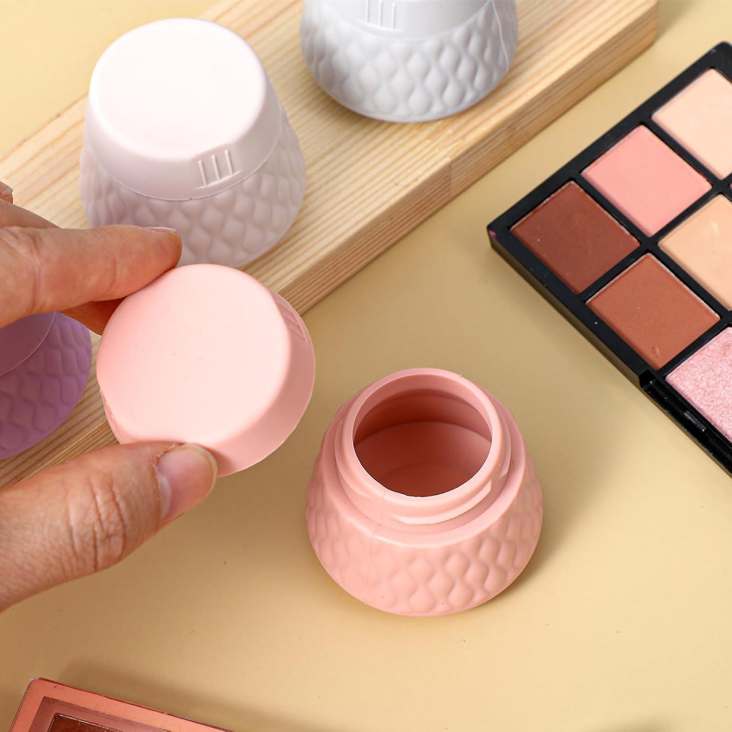 8 Tarros de Silicona para Crema COMNICO 30ml A prueba de Fugas