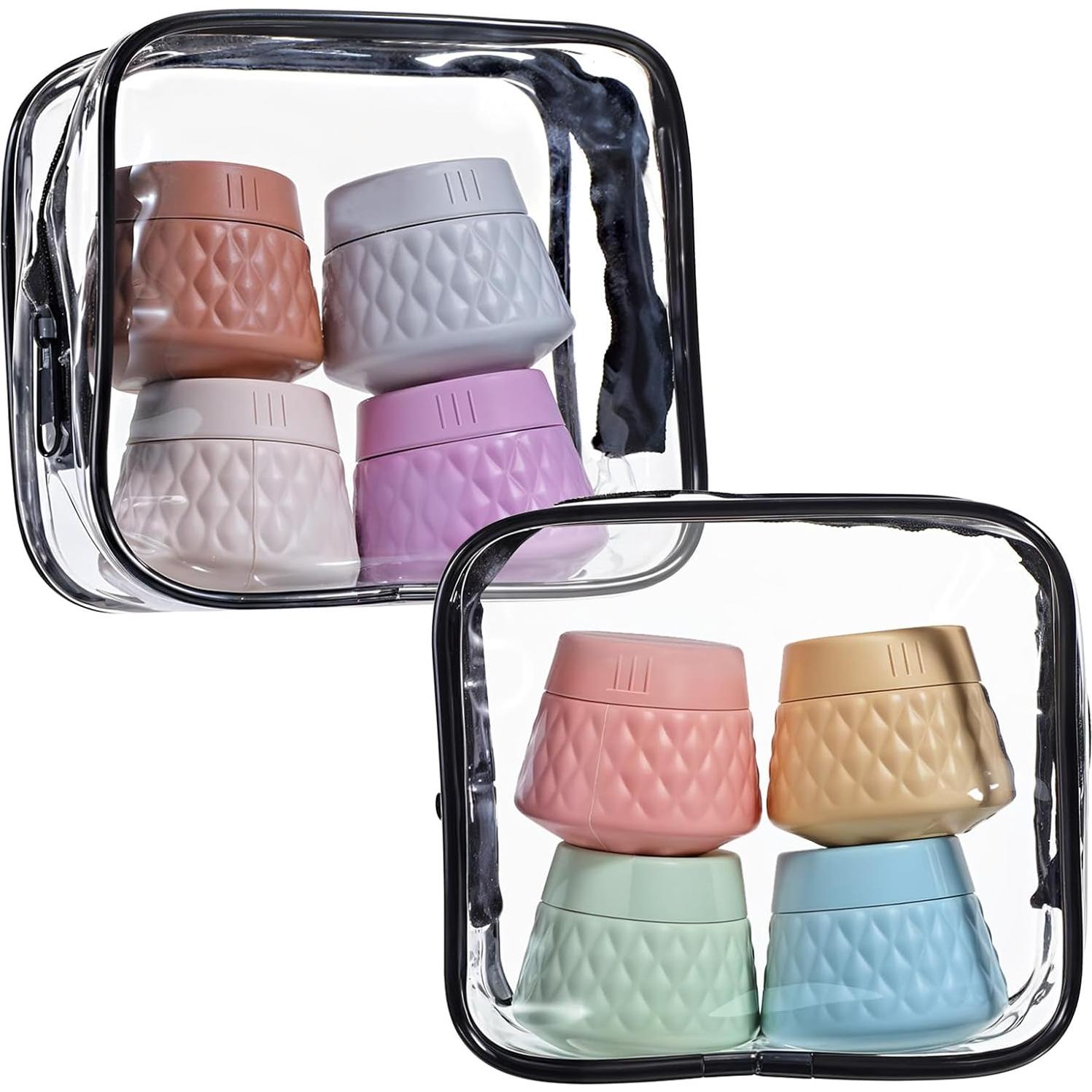 8 Tarros de Silicona para Crema COMNICO 30ml A prueba de Fugas