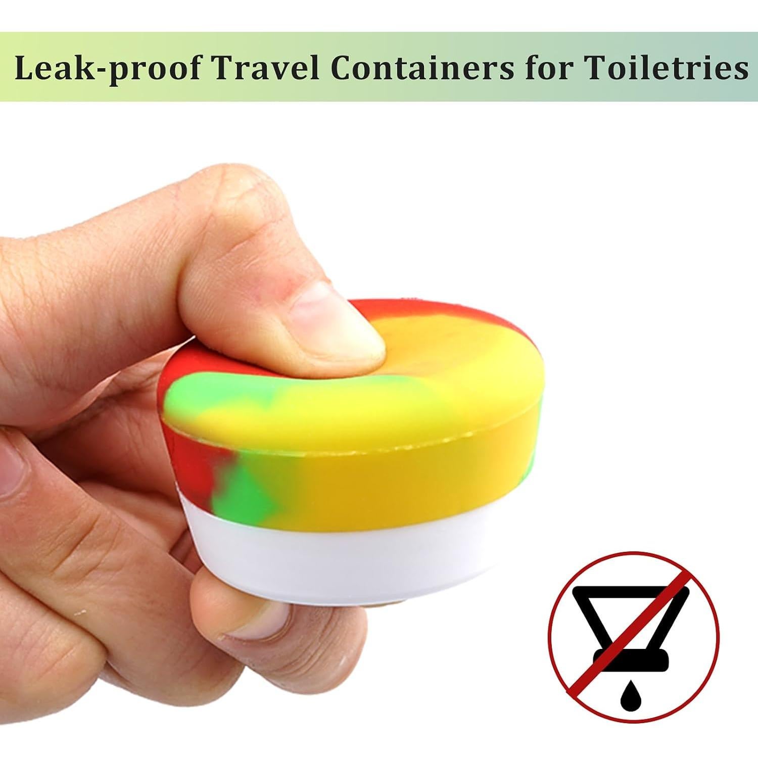 Frascos de Viaje Cosywell 20ml Silicona A Prueba de Fugas 4pcs