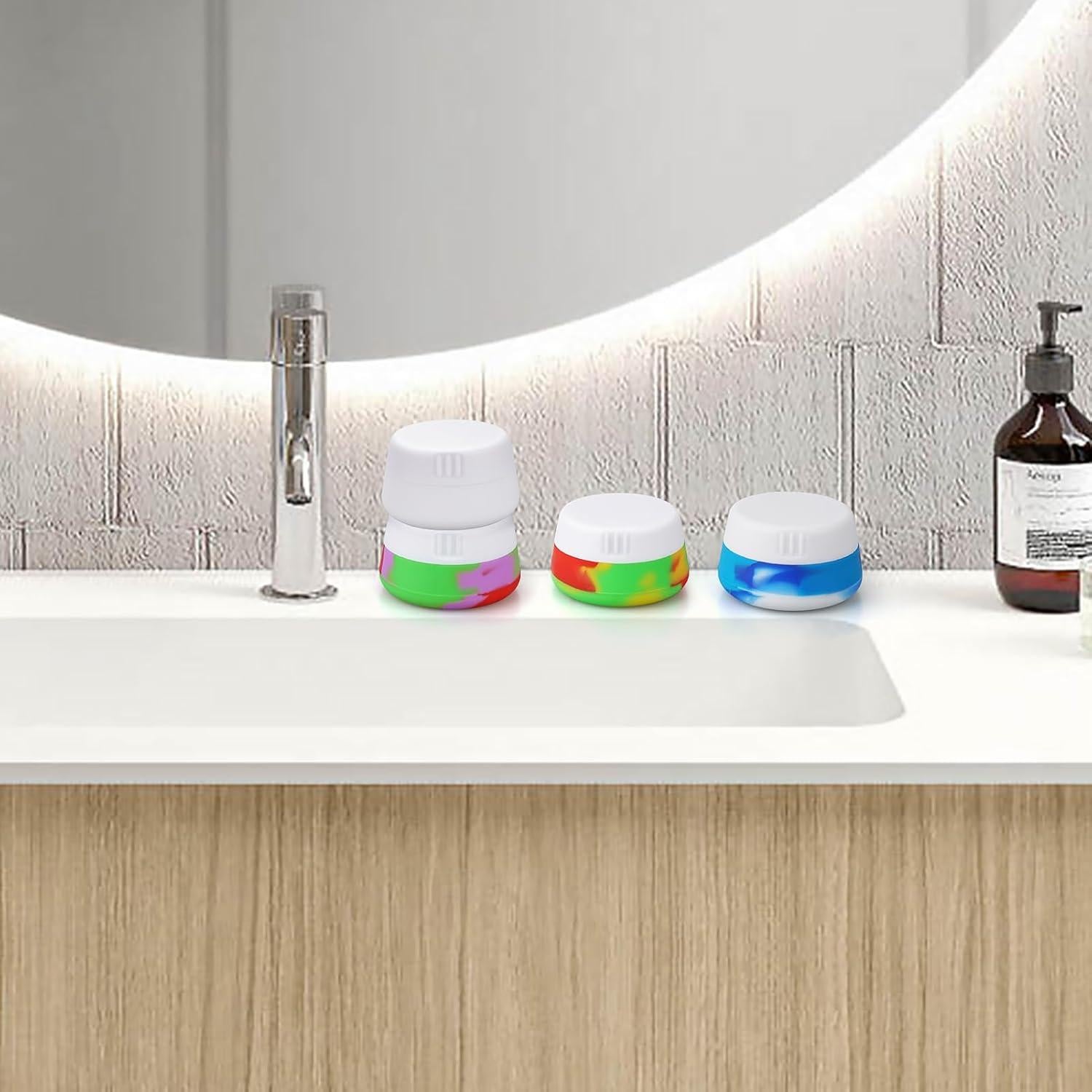 Frascos de Viaje Cosywell 20ml Silicona A Prueba de Fugas 4pcs