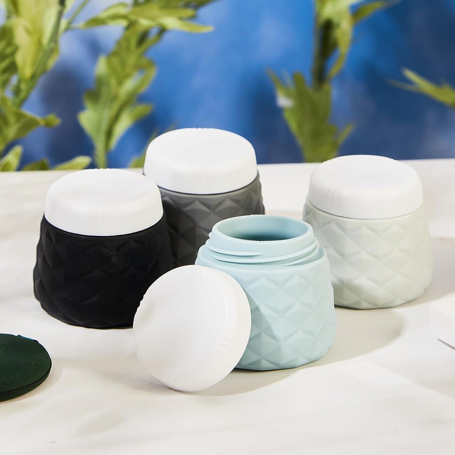 Contenedores de Viaje Silevoler 48g Silicona Aprobados TSA