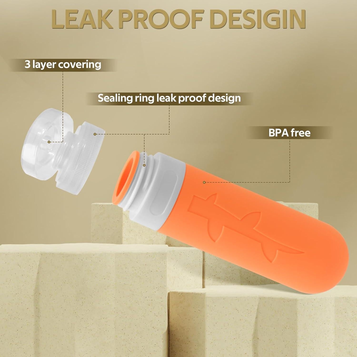 Kit de 19 Botellas de Viaje Silicona A Prueba de Fugas 90ml