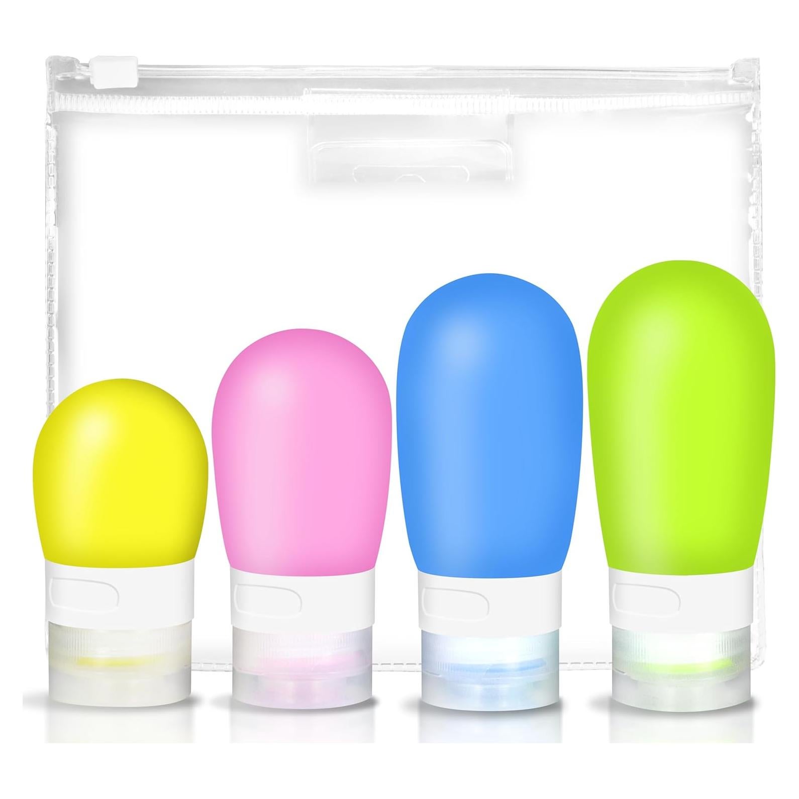 Botellas de Viaje Elaunva 4 Pack 257 ml A Prueba de Fugas