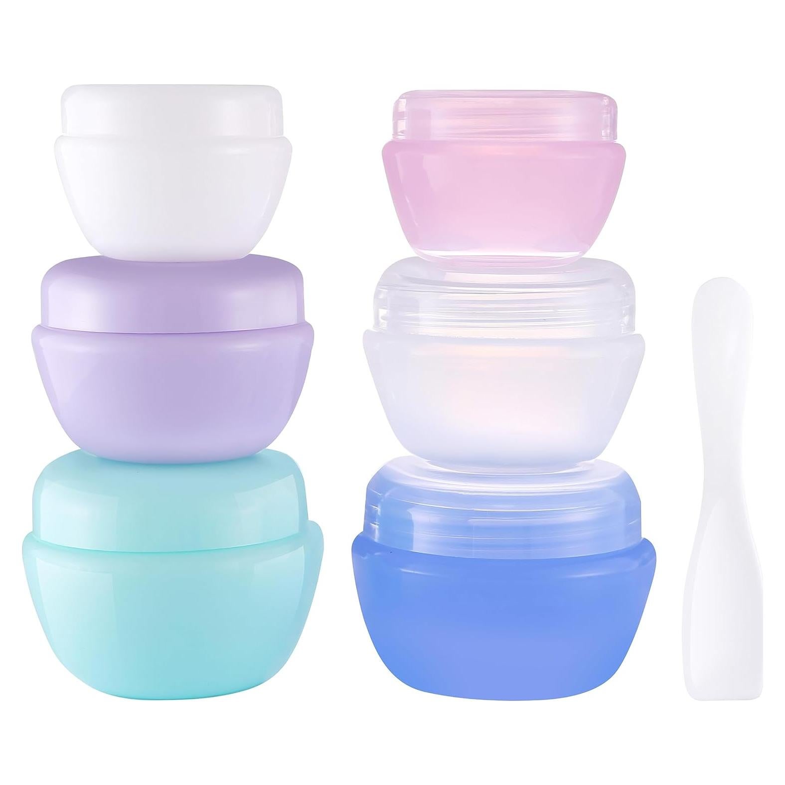 Set de Contenedores de Viaje ZOADLE 6 Piezas 10-30g A Prueba de Fugas