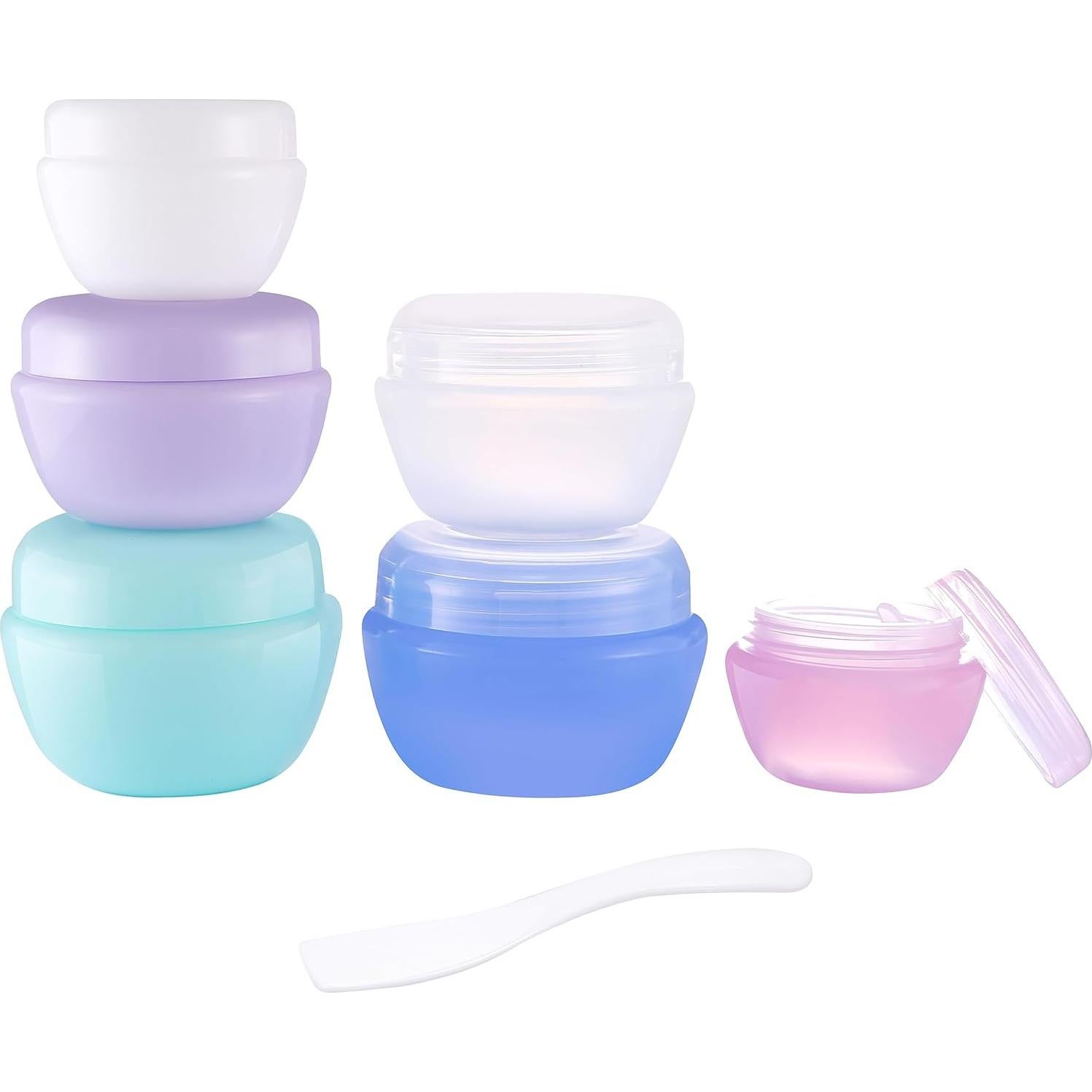 Set de Contenedores de Viaje ZOADLE 6 Piezas 10-30g A Prueba de Fugas