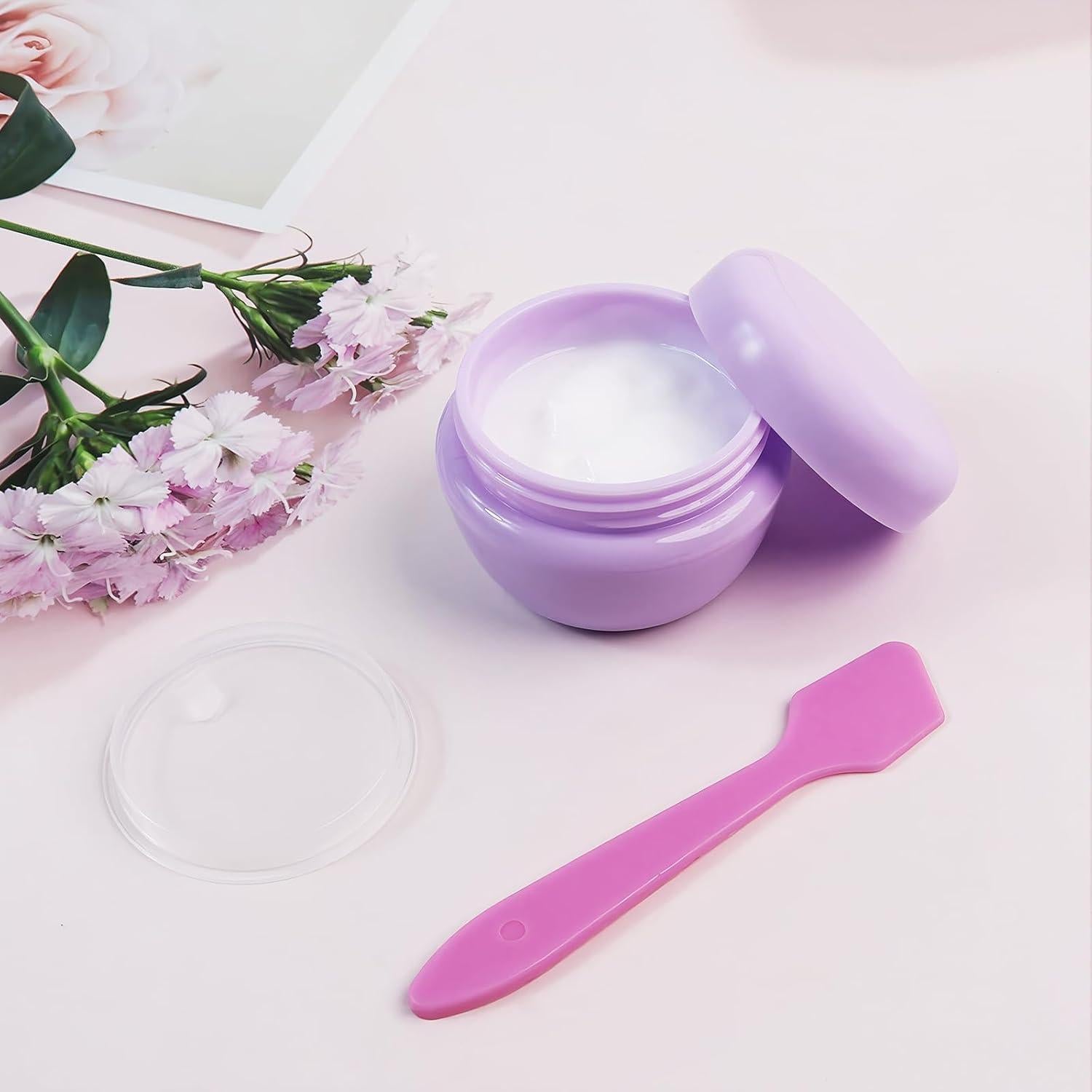 Set de 6 Contenedores de Viaje 20ml GAQWOK - A prueba de Fugas