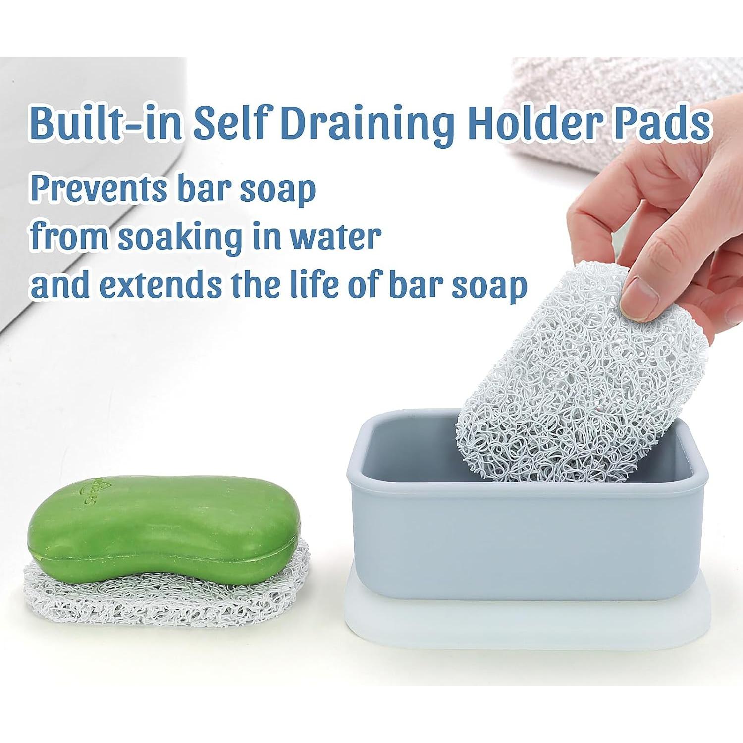 Contenedor de Jabón a Prueba de Fugas Ozner Gris 11.9x8.4 cm