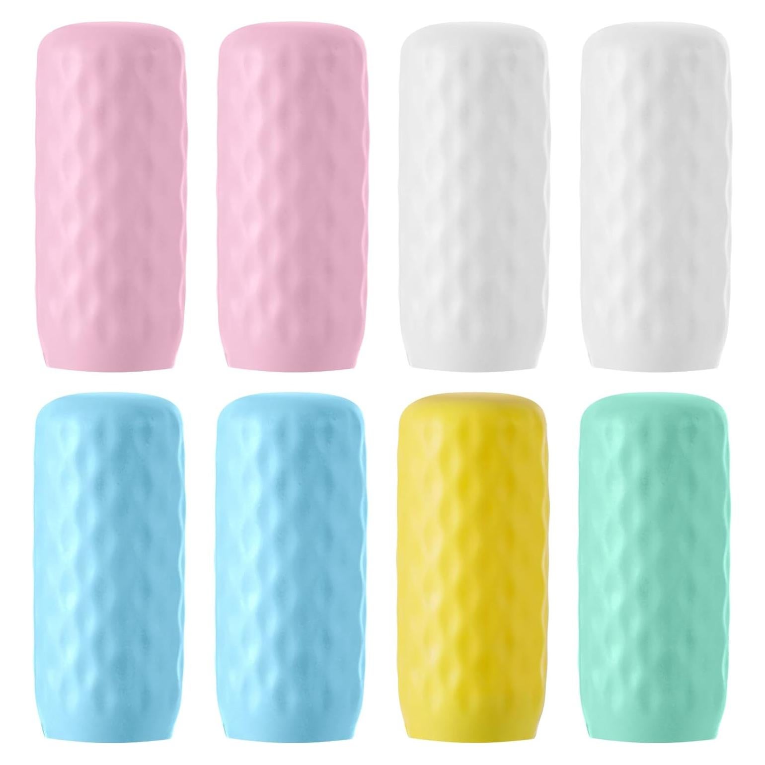 8 Fundas de Silicona para Botellas de Viaje a Prueba de Fugas