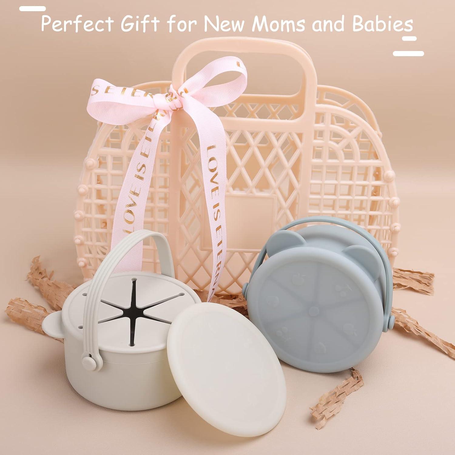 Tazas de Snack Silicona Dilovely 266 ml A prueba de Derrames