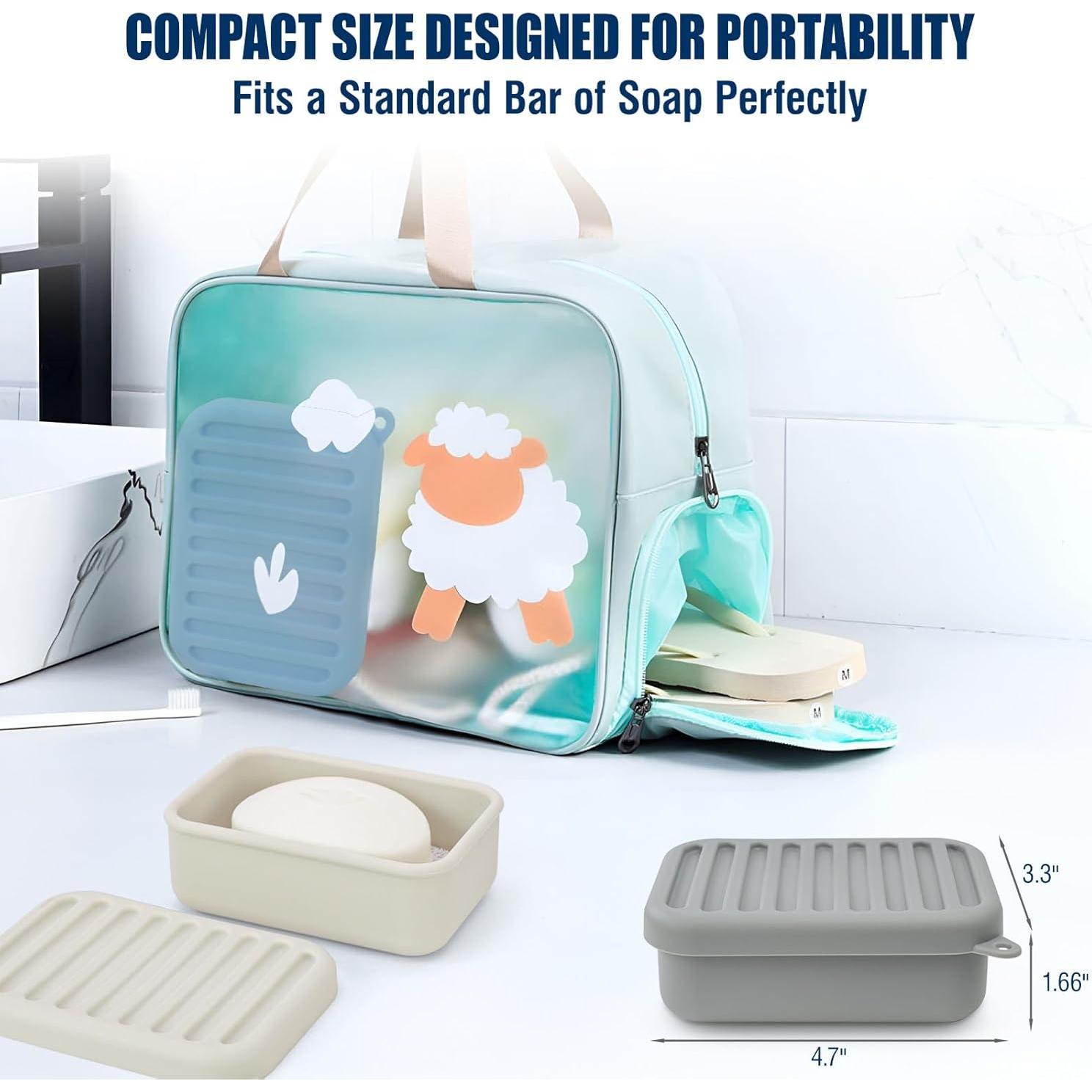 Funda de Jabón de Silicona AIMAIAIMAI a Prueba de Fugas 141g