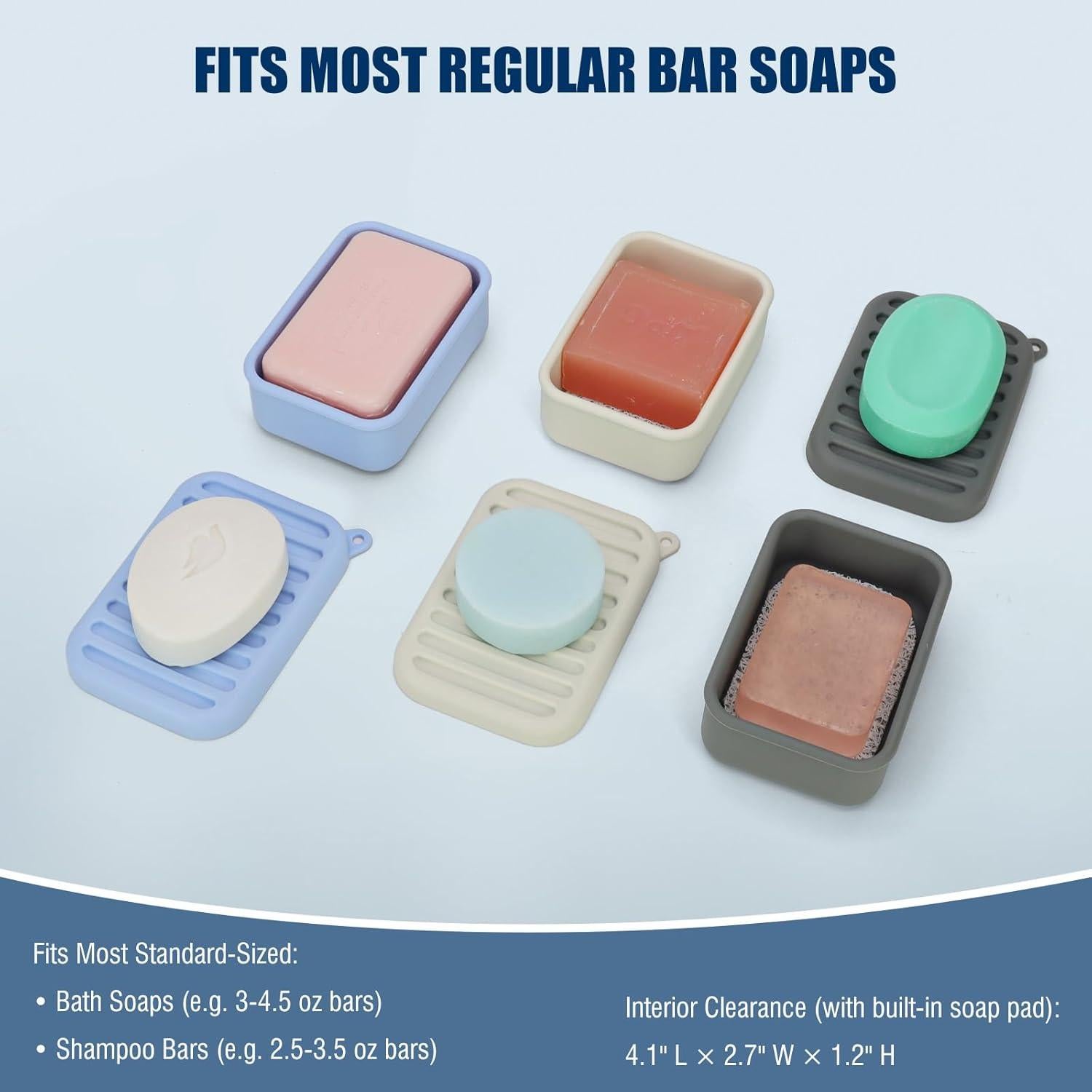 Funda de Jabón de Silicona AIMAIAIMAI a Prueba de Fugas 141g