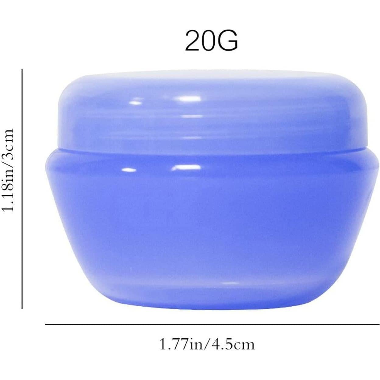 Contenedores de Viaje VEAIDE 20g Plástico A Prueba de Fugas 6 Pzs