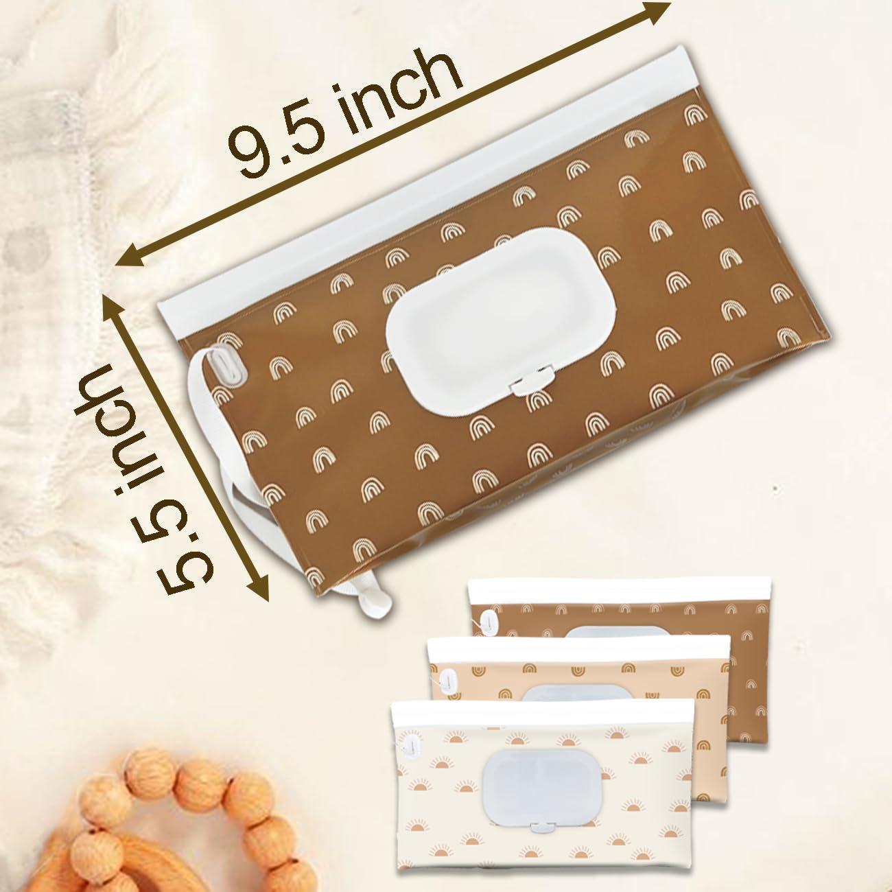 Dispensador de Toallitas para Bebés Bohemio - Portátil y Reutilizable