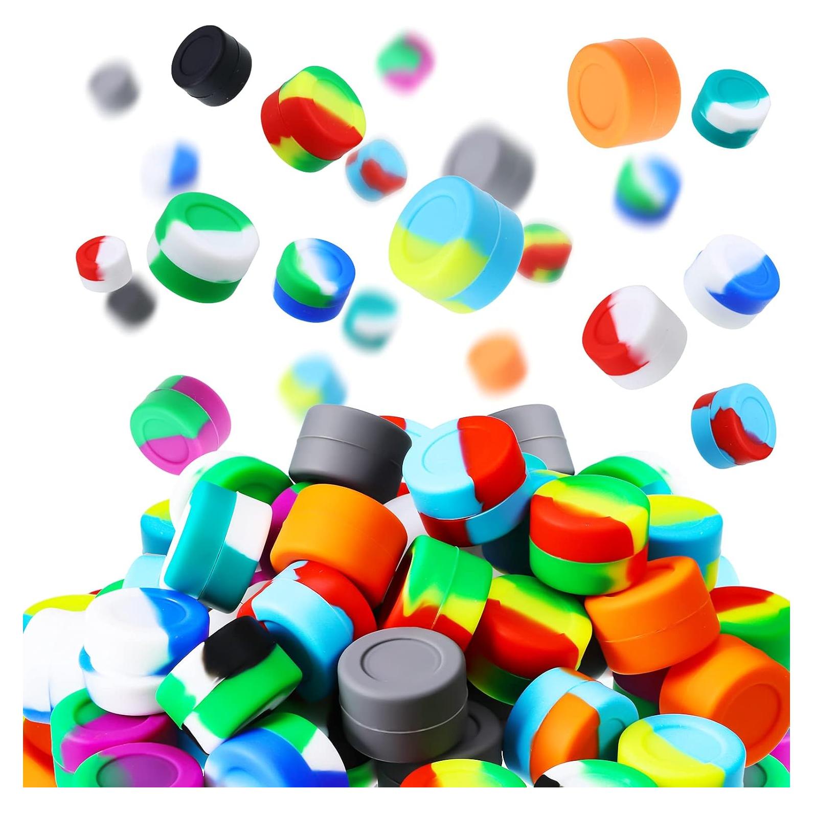 Contenedores de Cera de Silicona Outus 200 Pcs 2 ml Colores Asortidos