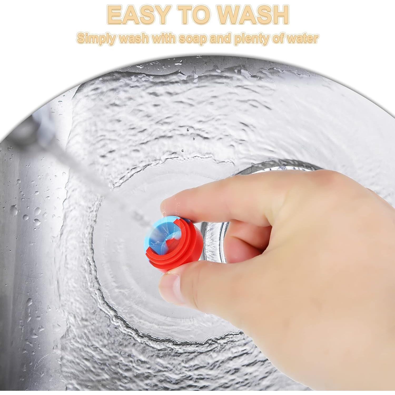 Contenedores de Cera de Silicona Outus 200 Pcs 2 ml Colores Asortidos