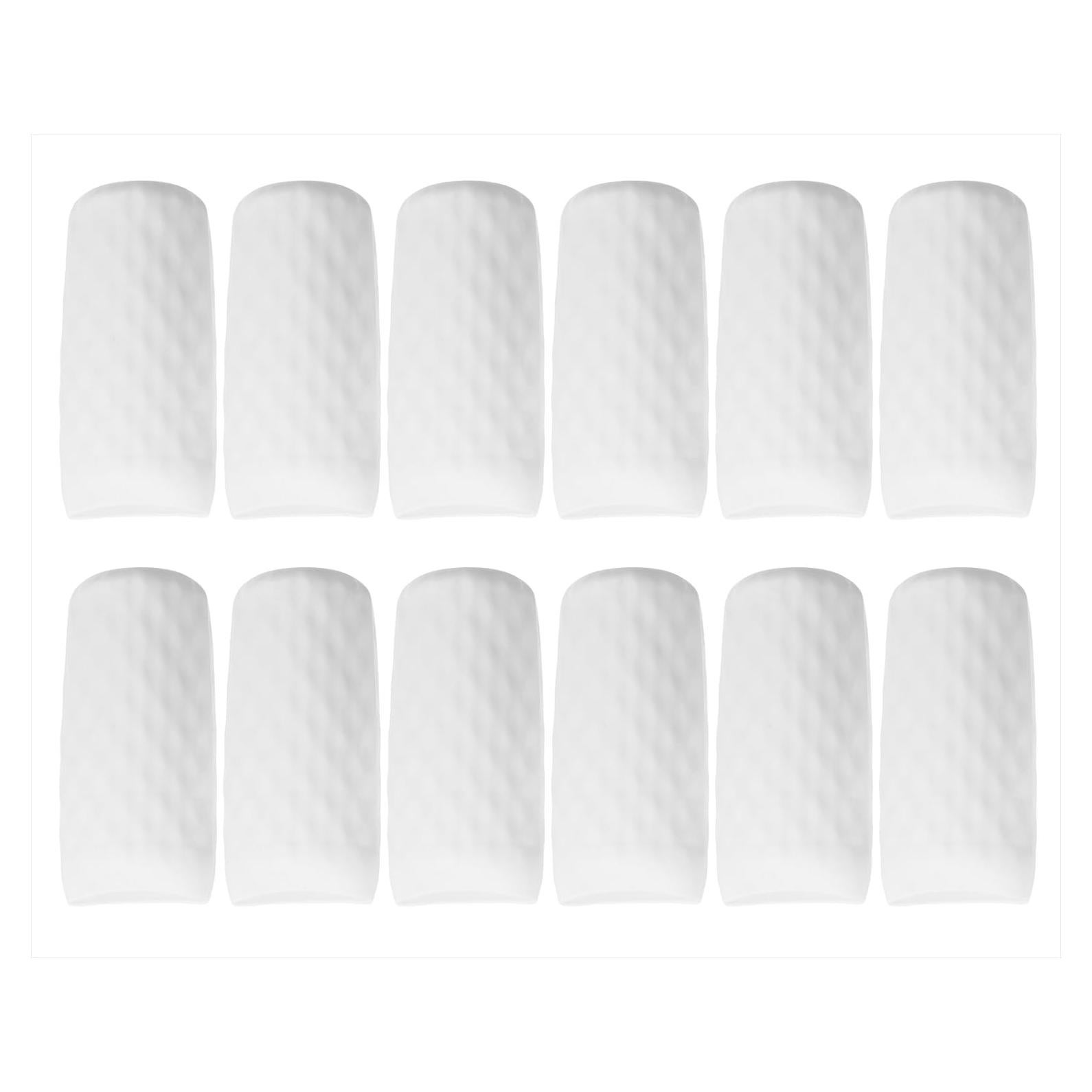 Funda de Botella de Silicona Mini Skater 12pcs Antifugas Blanca