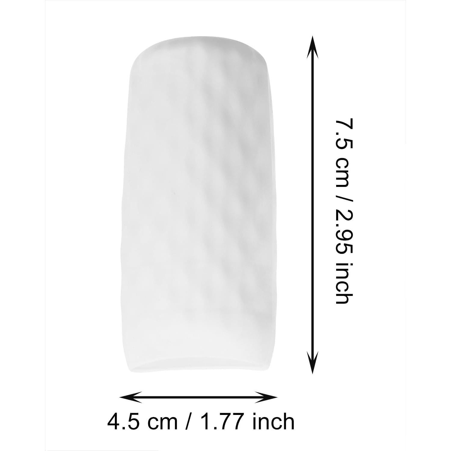 Funda de Botella de Silicona Mini Skater 12pcs Antifugas Blanca