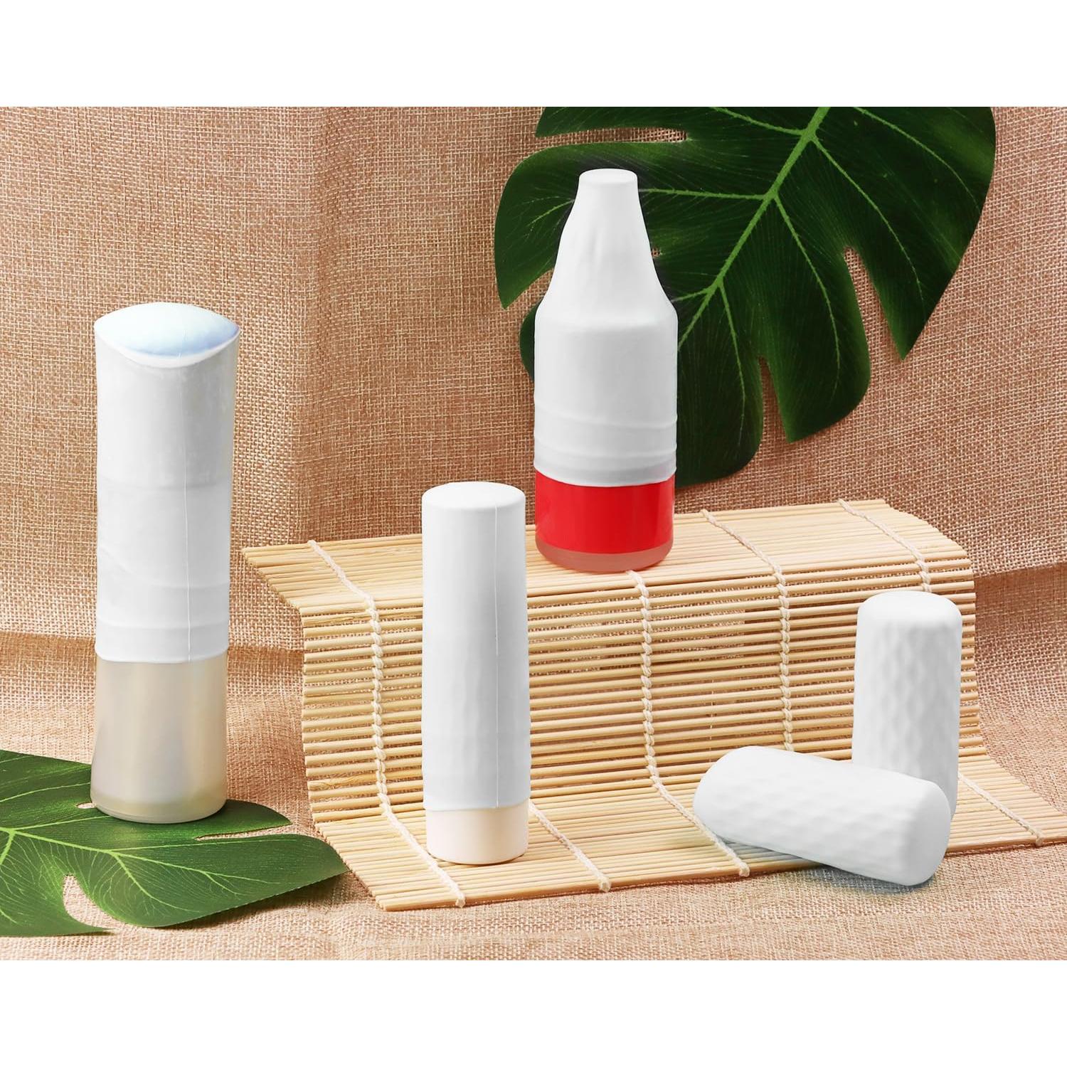 Funda de Botella de Silicona Mini Skater 12pcs Antifugas Blanca