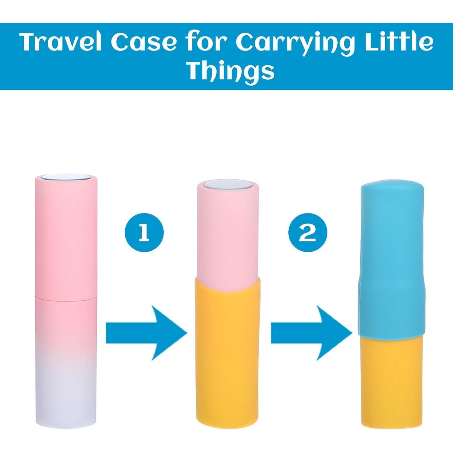 8 Fundas de Silicona para Botellas de Viaje Xinjoduz Multicolor