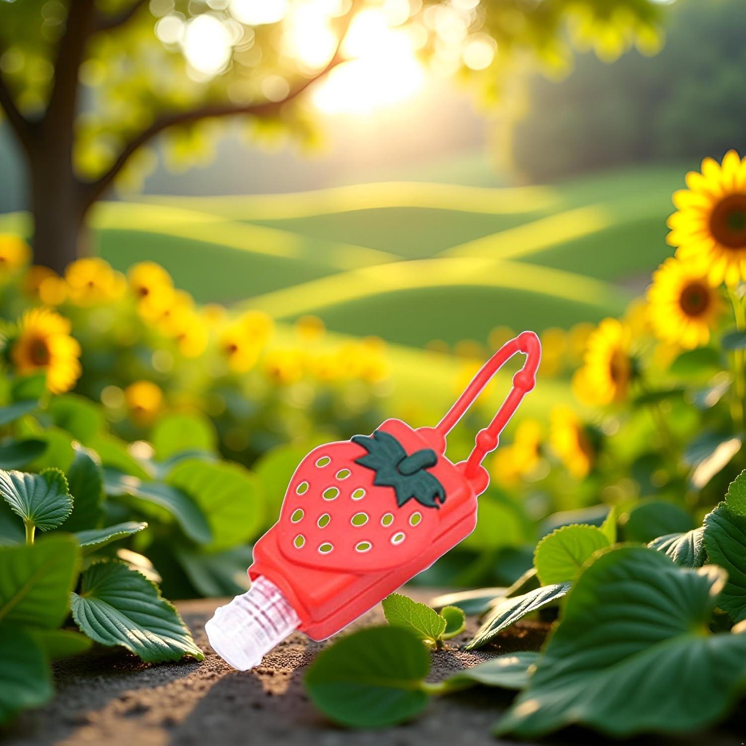 Botella de Viaje Refillable Htppzjr Fresa 2.54cm para Jabón