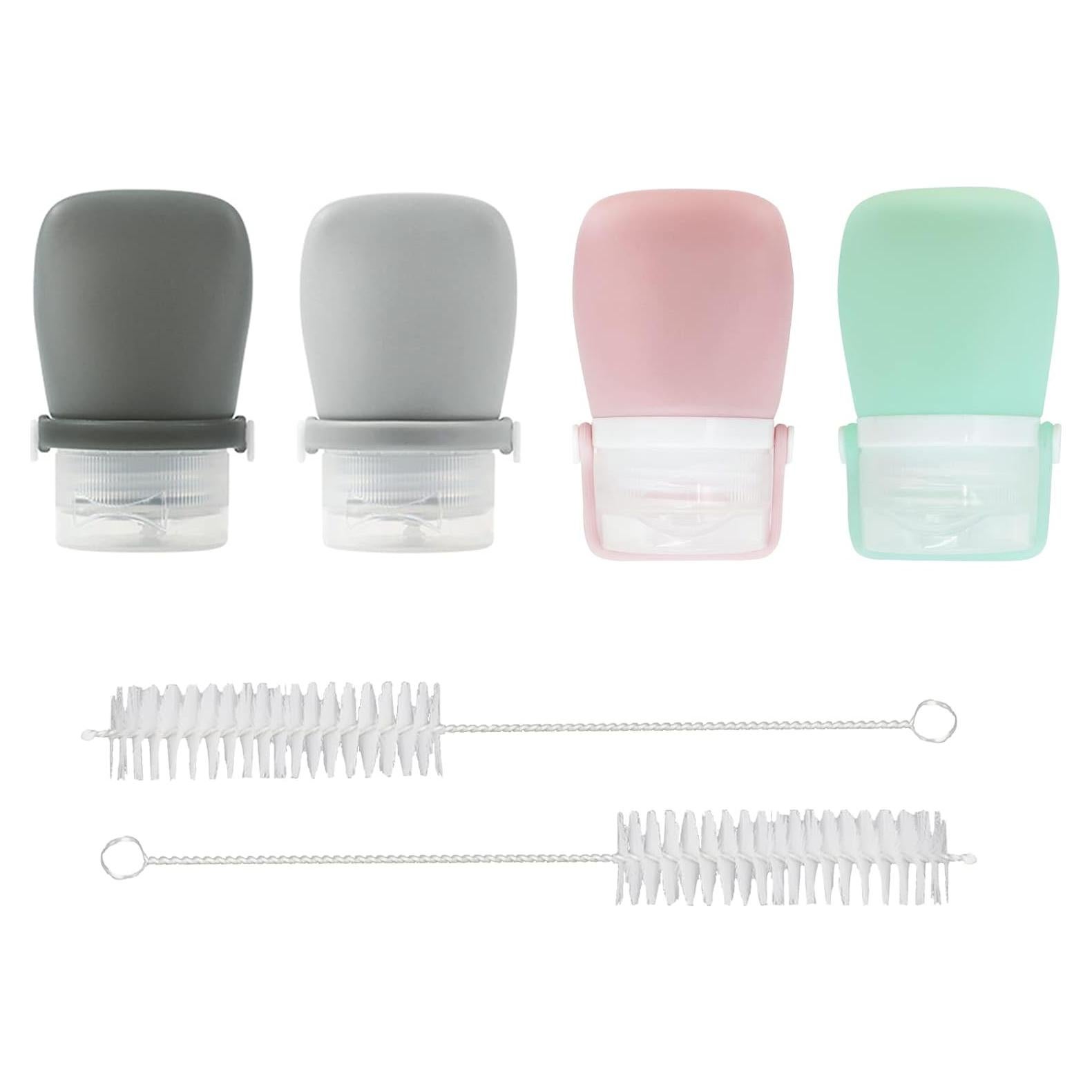 4 Botellas de Aderezo a Presión TACYKIBD 38ml Silicona