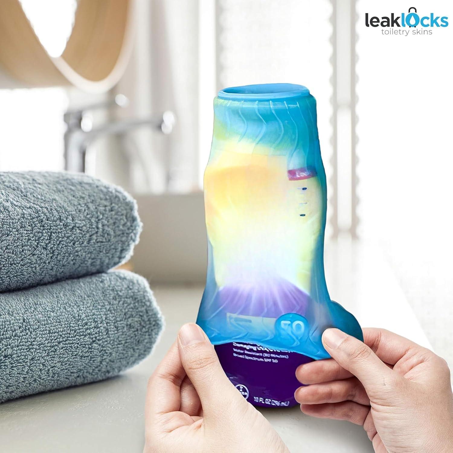 Funda Elástica LeakLocks para Artículos de Tocador - 8 Piezas