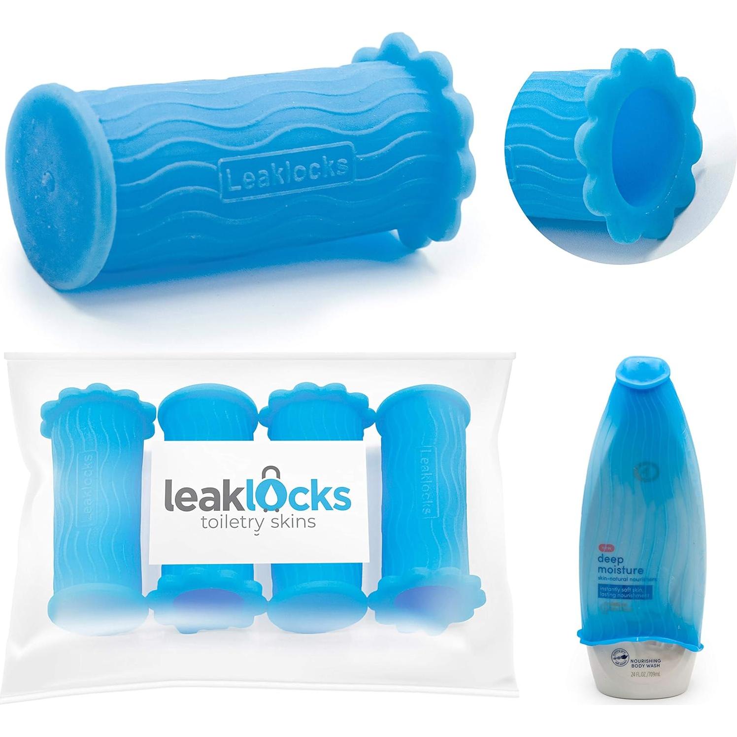 Funda Elástica LeakLocks para Artículos de Tocador - 8 Piezas