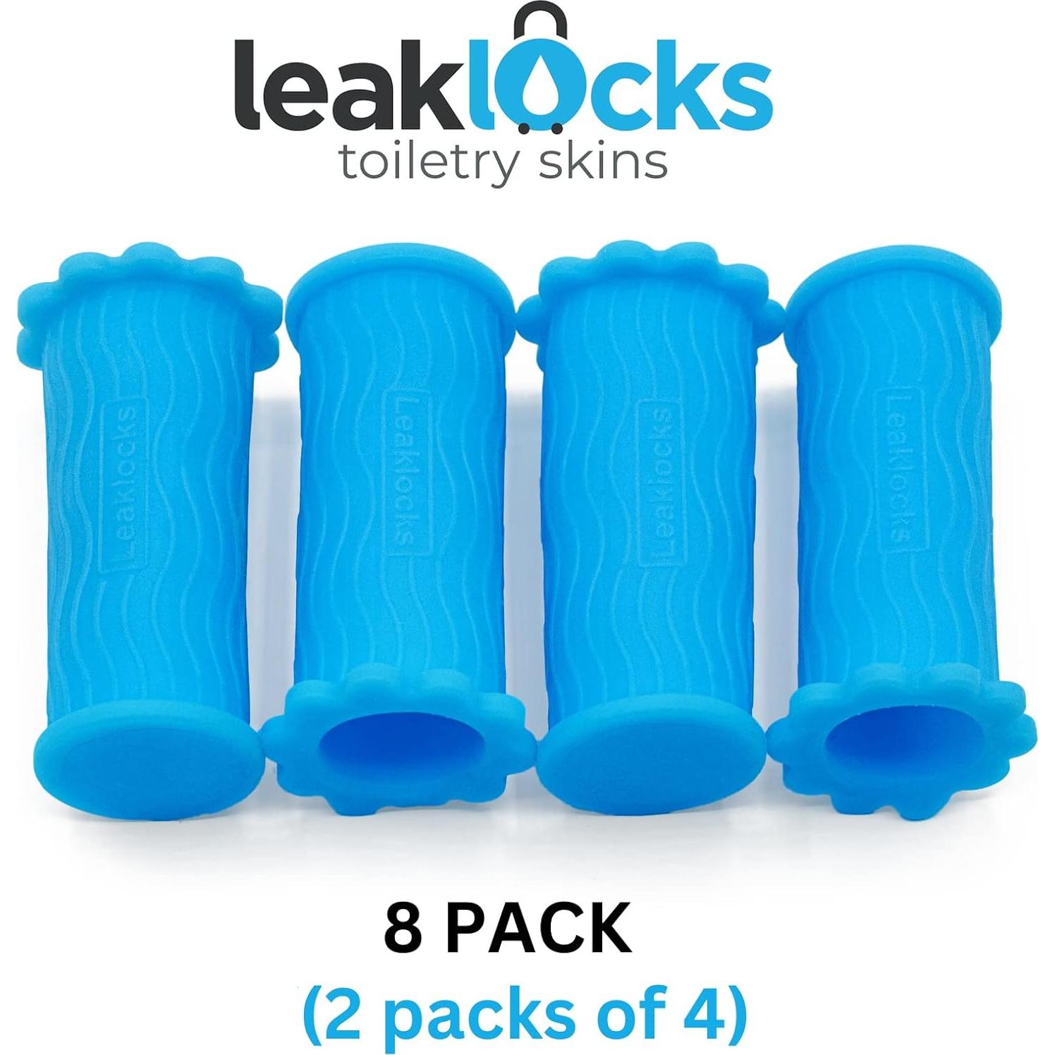 Funda Elástica LeakLocks para Artículos de Tocador - 8 Piezas