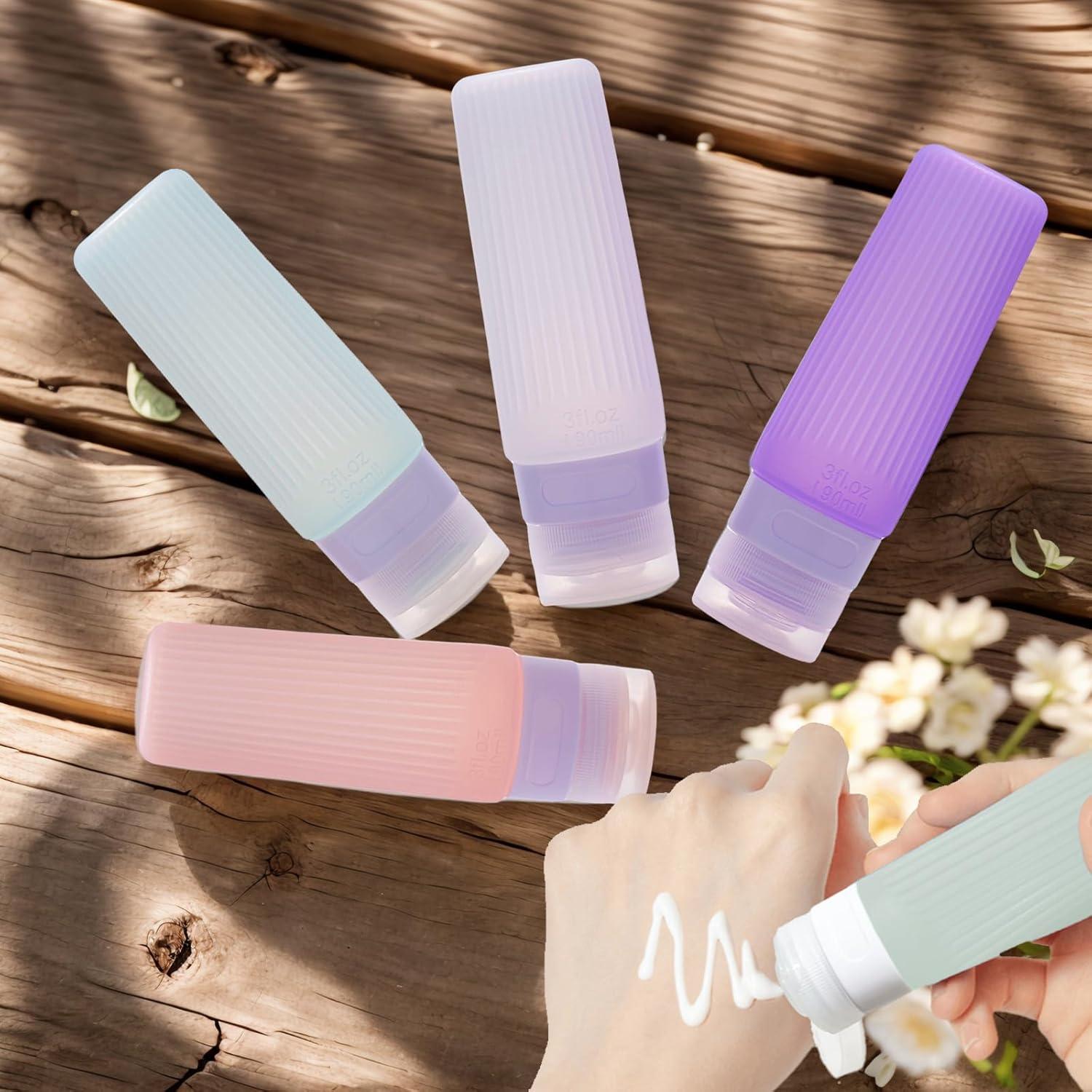 Botellas de viaje recargables AwA HoDoMi 90ml a prueba de fugas