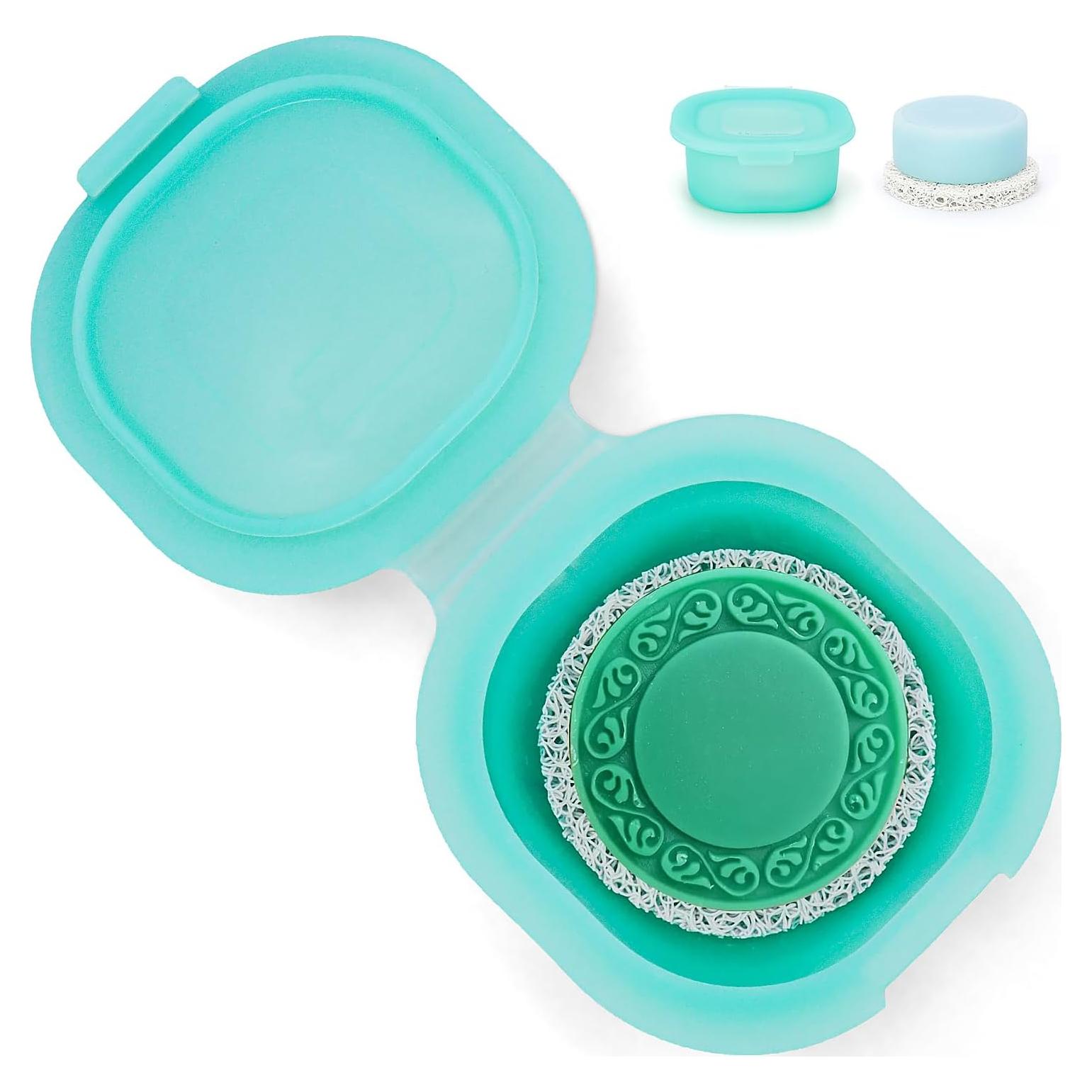 Soporte para Jabón de Champú AIDIMMING Verde con Drenaje