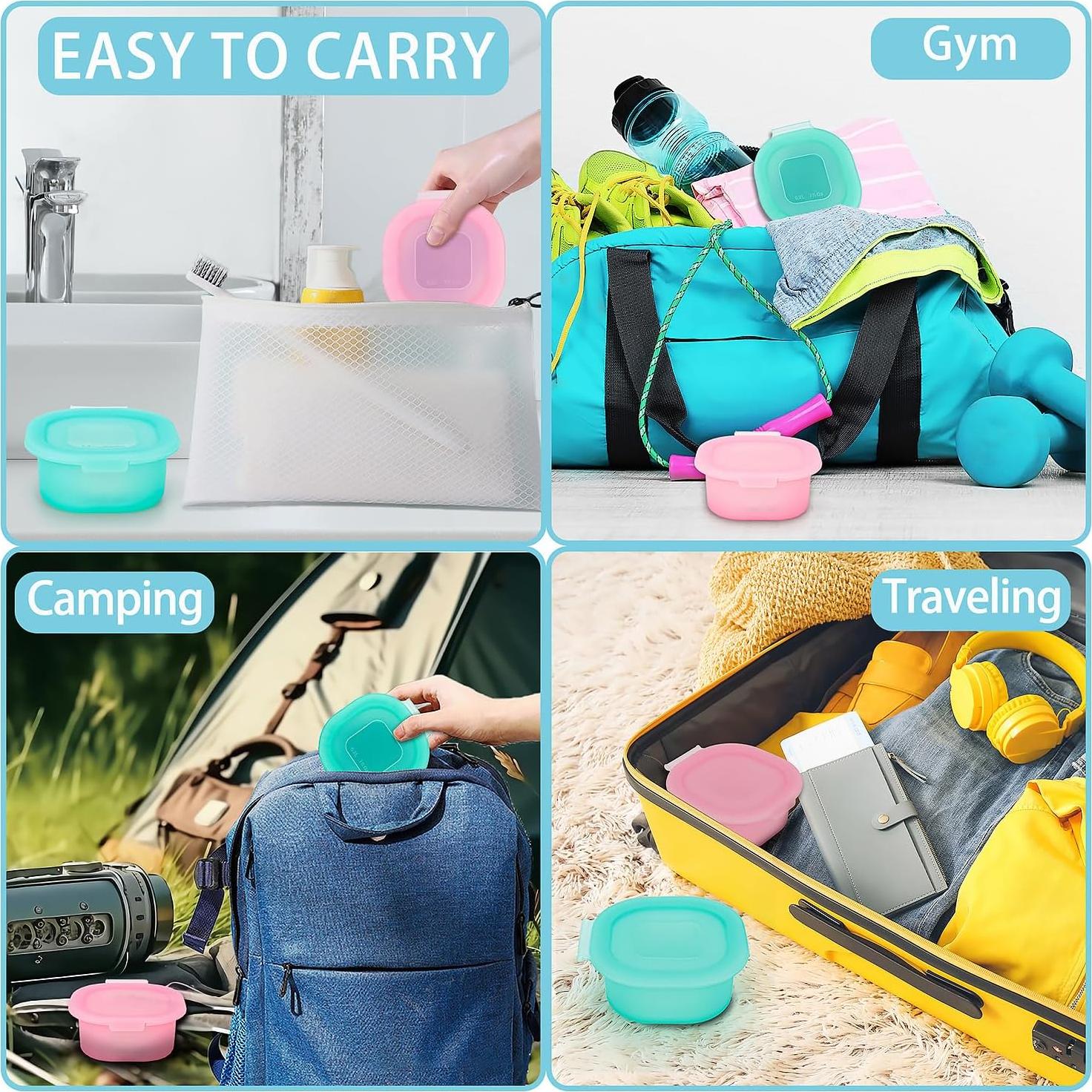 Soporte para Jabón de Champú AIDIMMING Verde con Drenaje