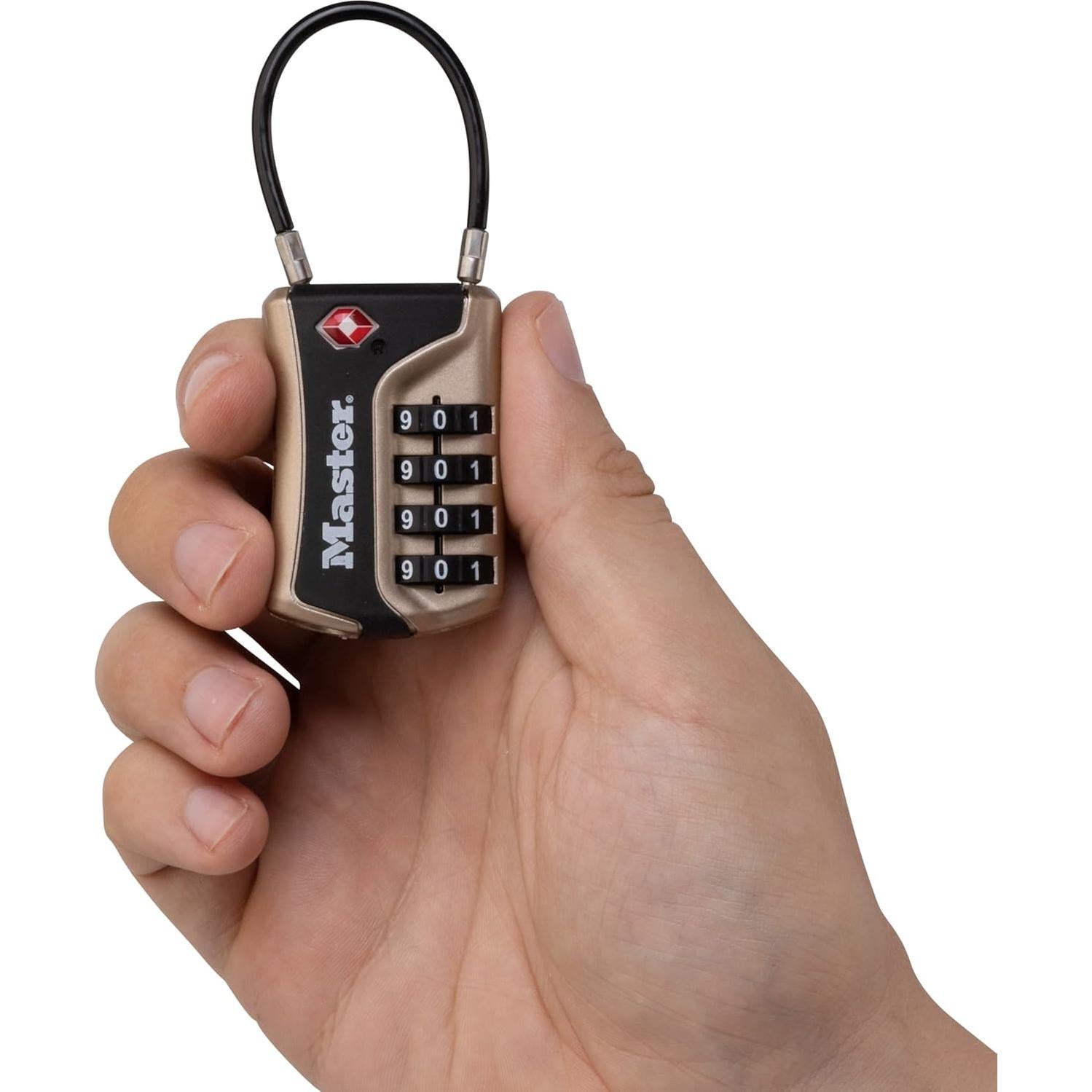 Candado de Equipaje Master Lock 4697D TSA Combinación Personalizable