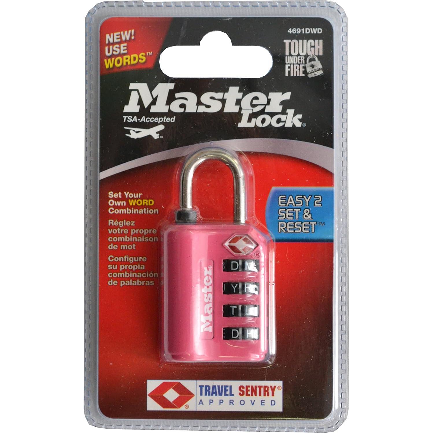 Candado de Combinación Master Lock 4691DWD TSA 1 Paquete